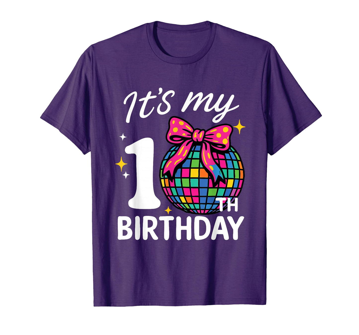 Cute 10 Year Old Birthday Girl Outfit It’s My 10th Birthday T-Shirt
