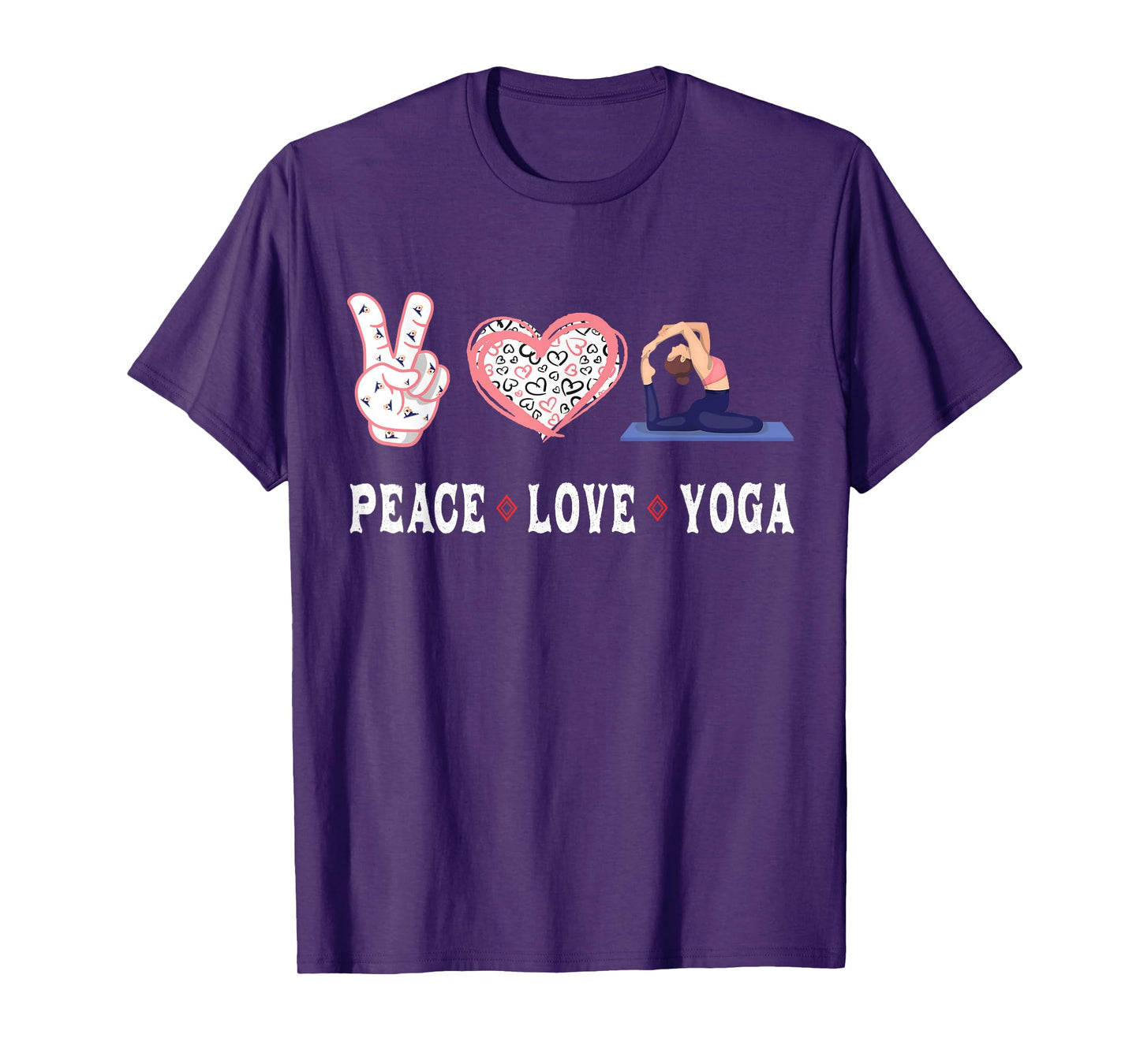 Yoga lovers Player fans Peace love Yoga T-Shirt