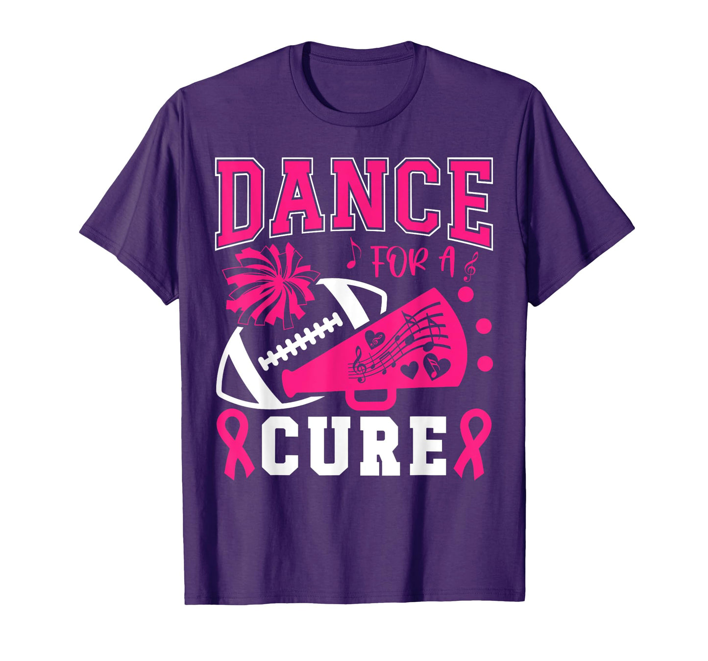 Dance For A Cure Breast Cancer Pink Ribbon Dance Team T-Shirt