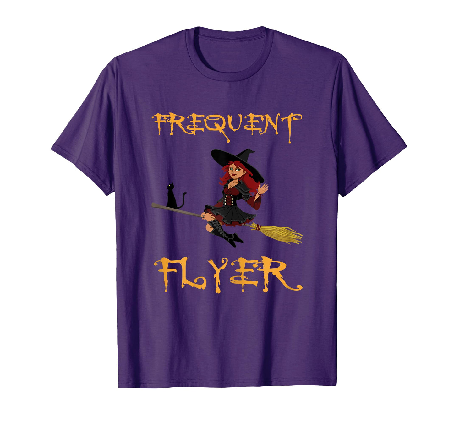Frequent Flyer Halloween Witch | Luxury Nomad - World Travel T-Shirt