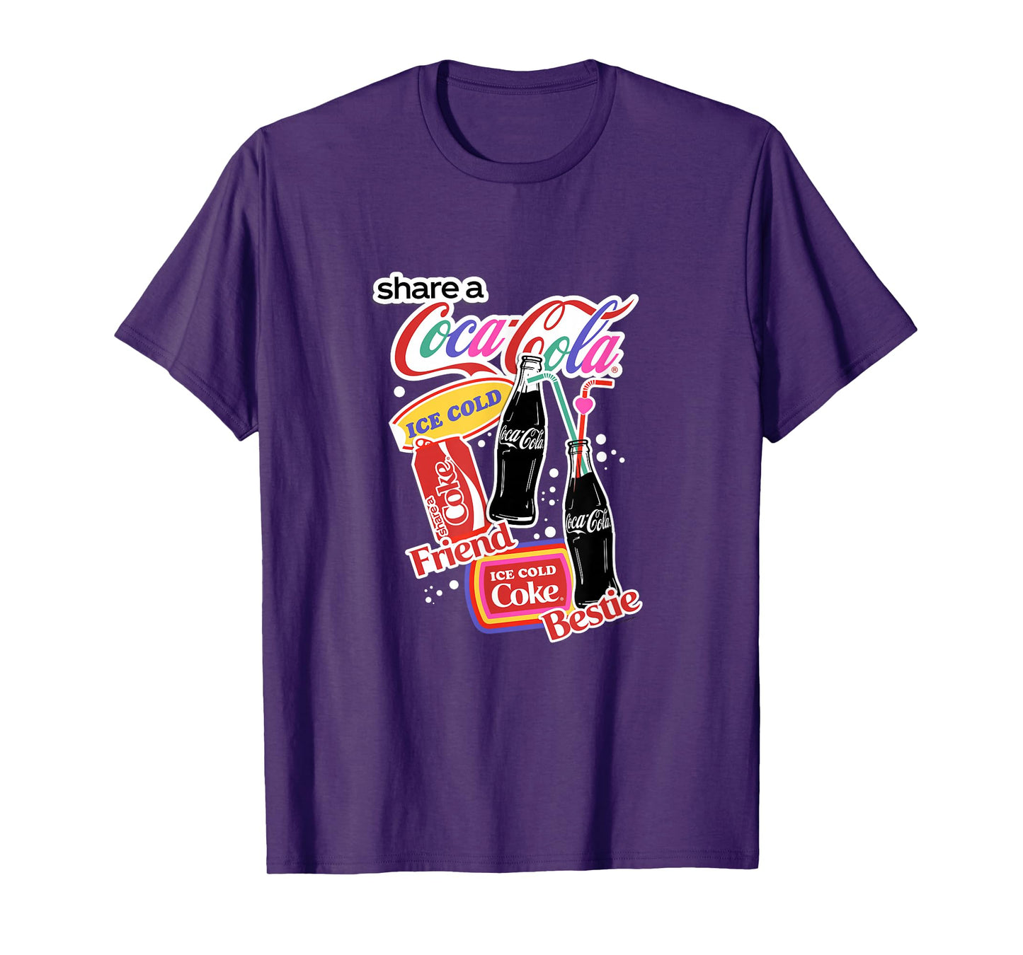 Coca-Cola Share A Coke Vintage Soda Bottles T-Shirt