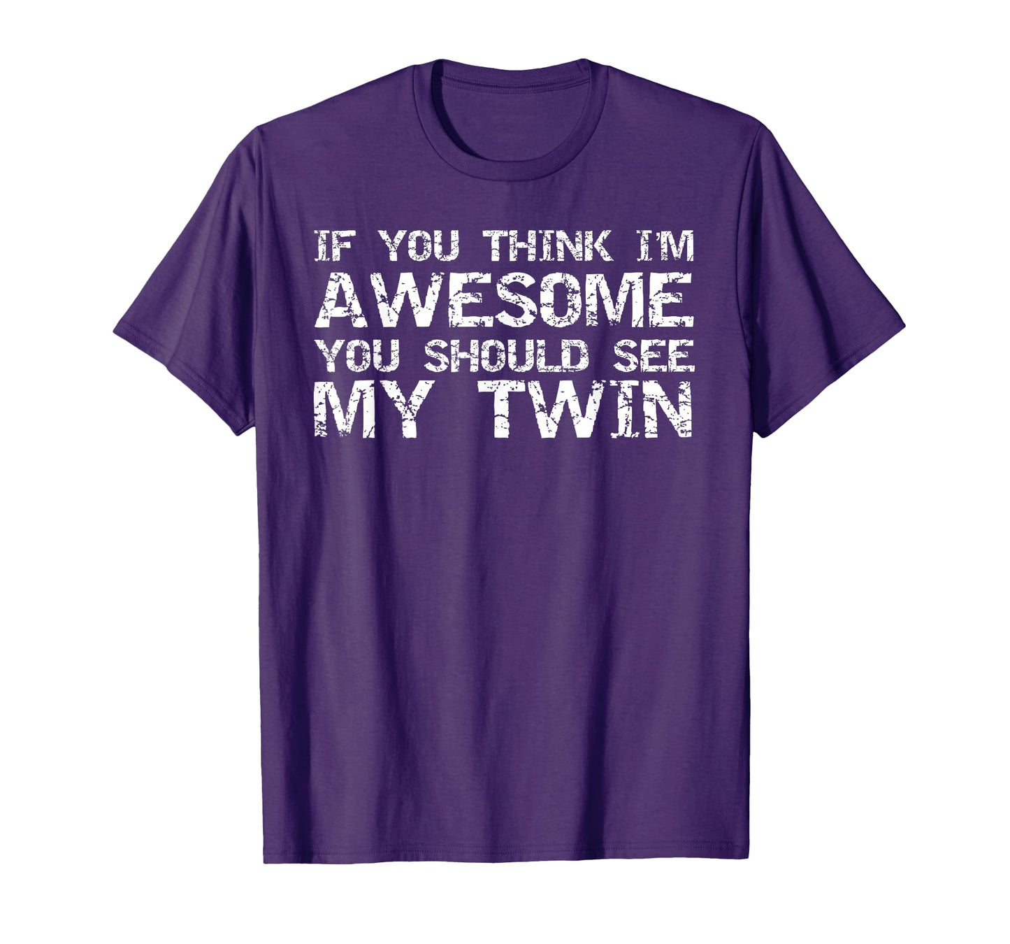 Funny Gift for Twin from Twin If You Think I'm Awesome Joke T-Shirt