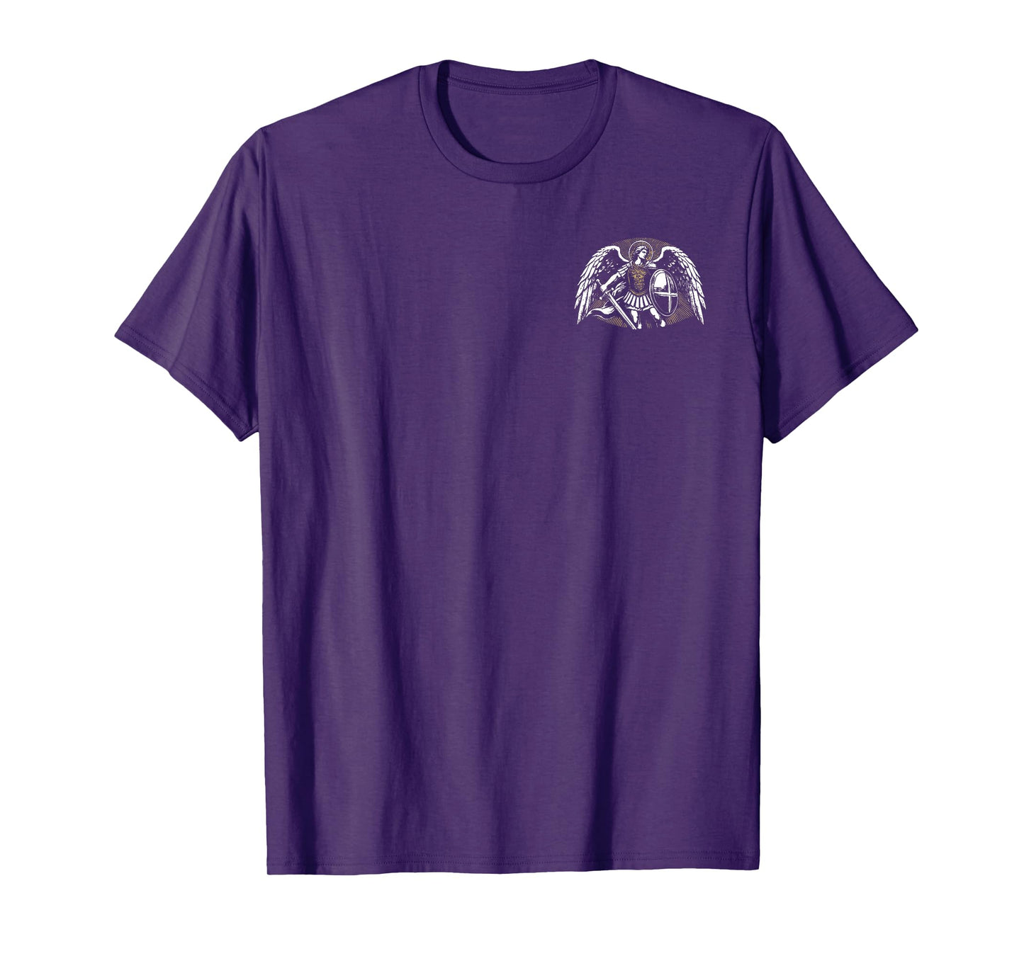Saint Michael Archangel Prayer Catholic Christian 2 Sides T-Shirt
