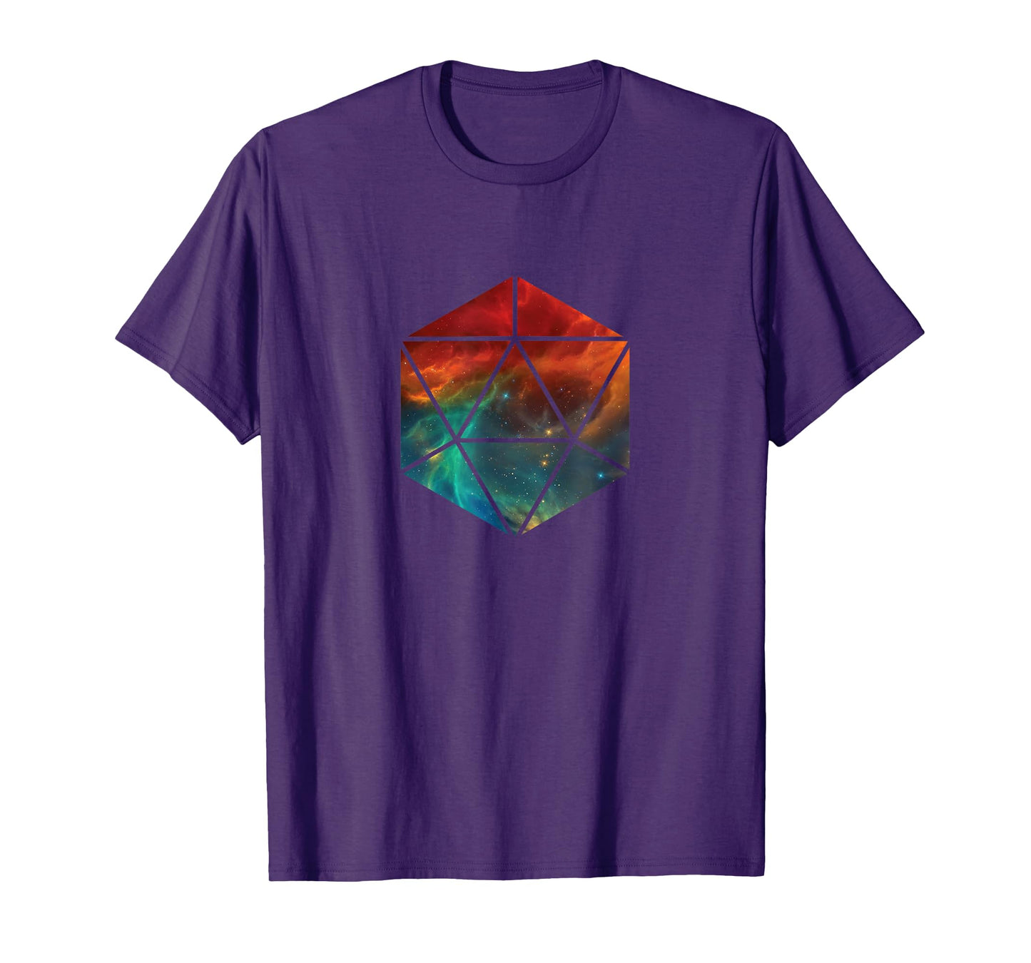 20 sided polygon icosahedron sacred geometry t shirt T-Shirt