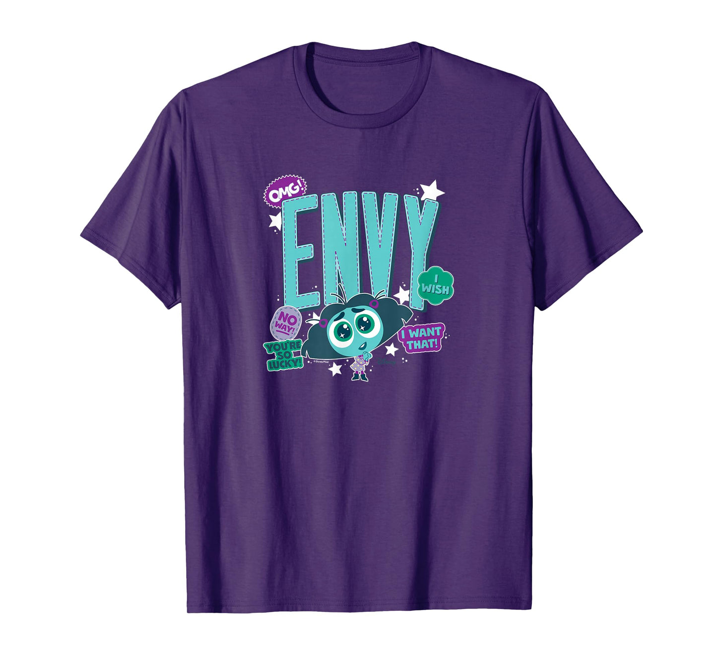 Inside Out 2 - Envy OMG I Want That I Wish No Way T-Shirt