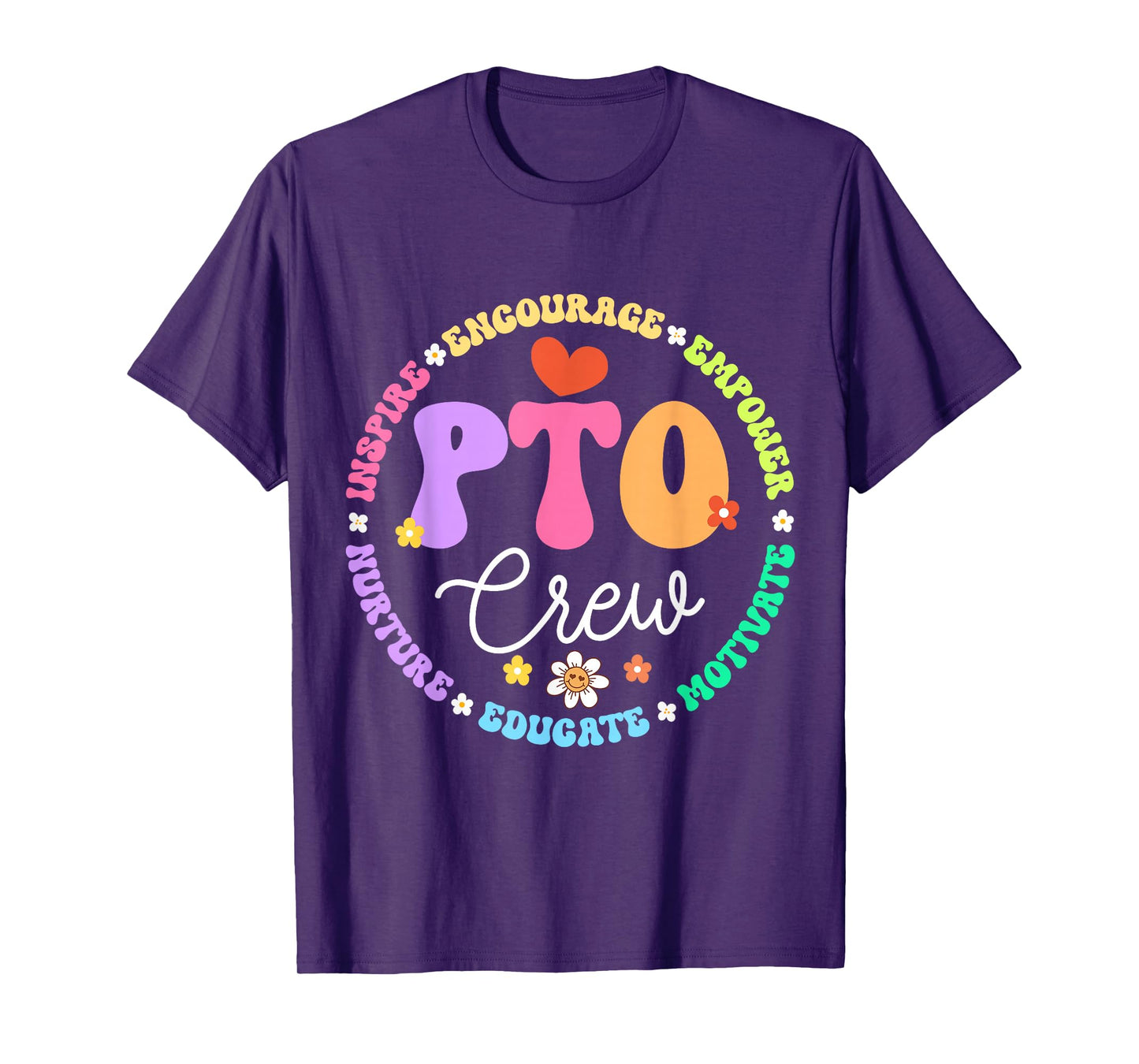 PTO Crew Back to School Matching Group Parent Teacher T-Shirt