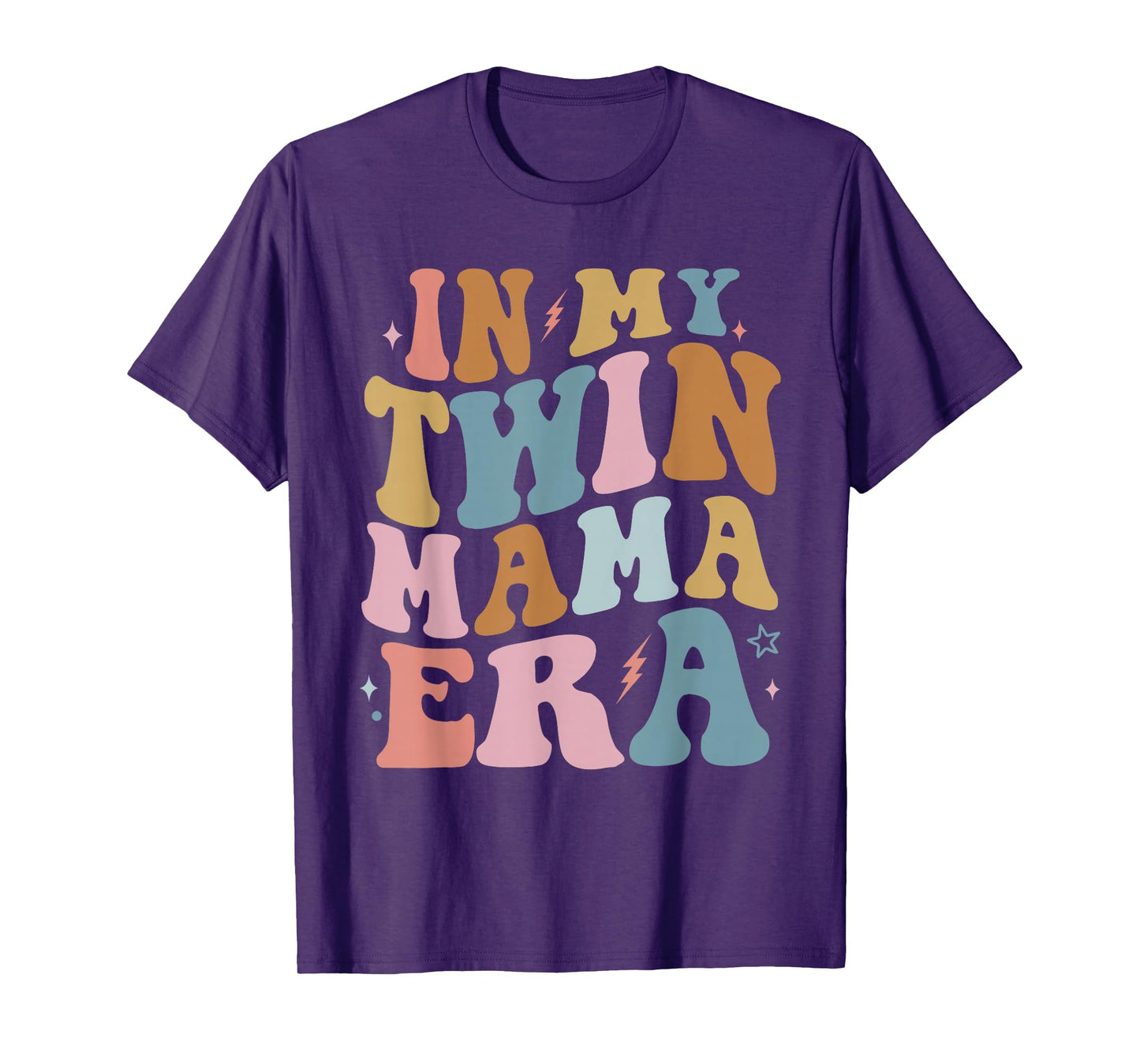 In My Twin Mama Era Mom Pregnancy Announcement T-Shirt