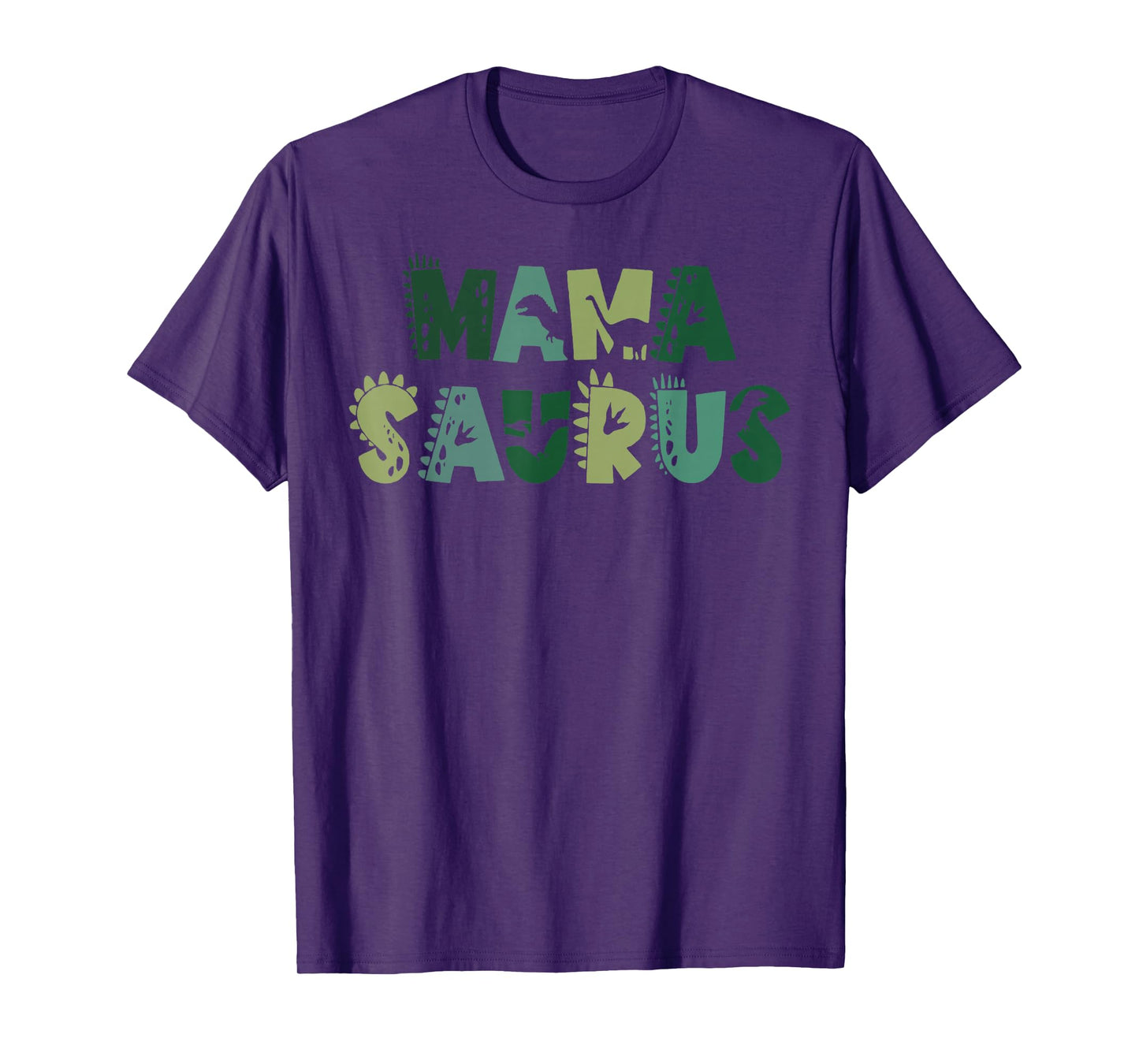 Mama Saurus Mom Dinosaur Three Rex Birthday Boy Girl Family T-Shirt