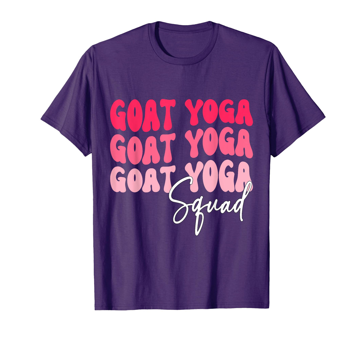 Goat Yoga Squad Funny Goat Yoga T-Shirt