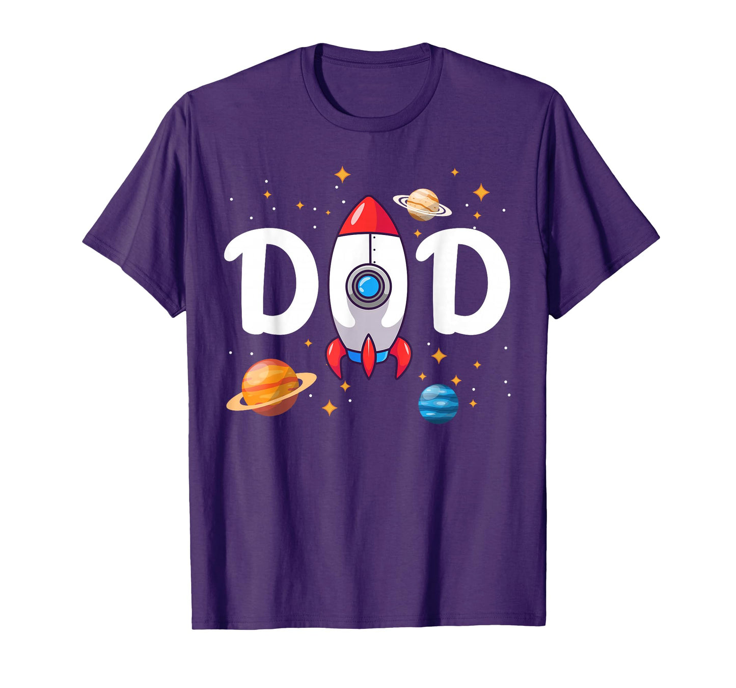Dad of The Birthday Boy Space Astronaut 1st Birthday Family T-Shirt