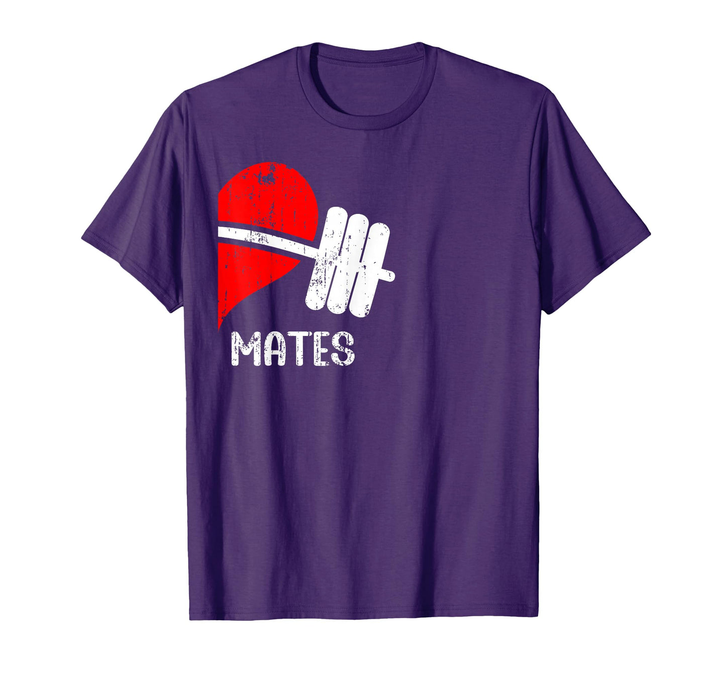Swole Mates Couples Matching Gym Funny Tee Weightlifting T-Shirt