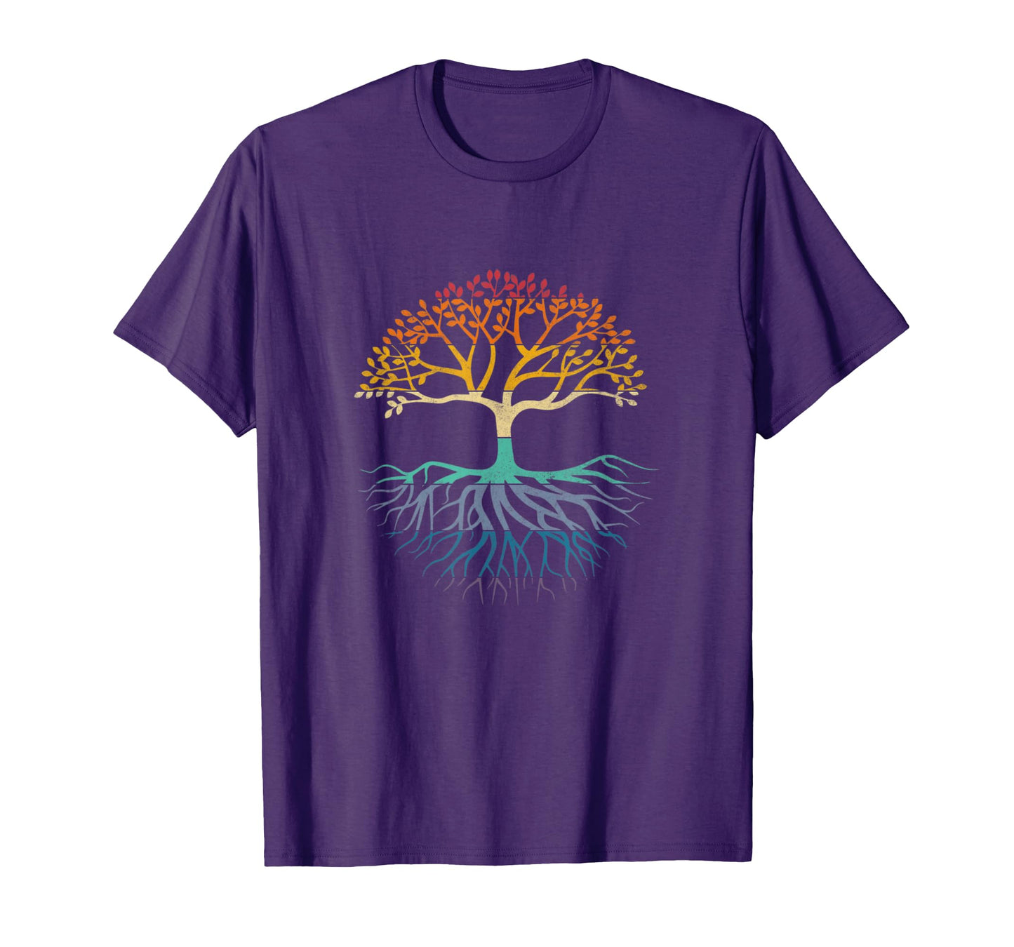 Tree of Life Retro Sun Vintage Hippy T-Shirt