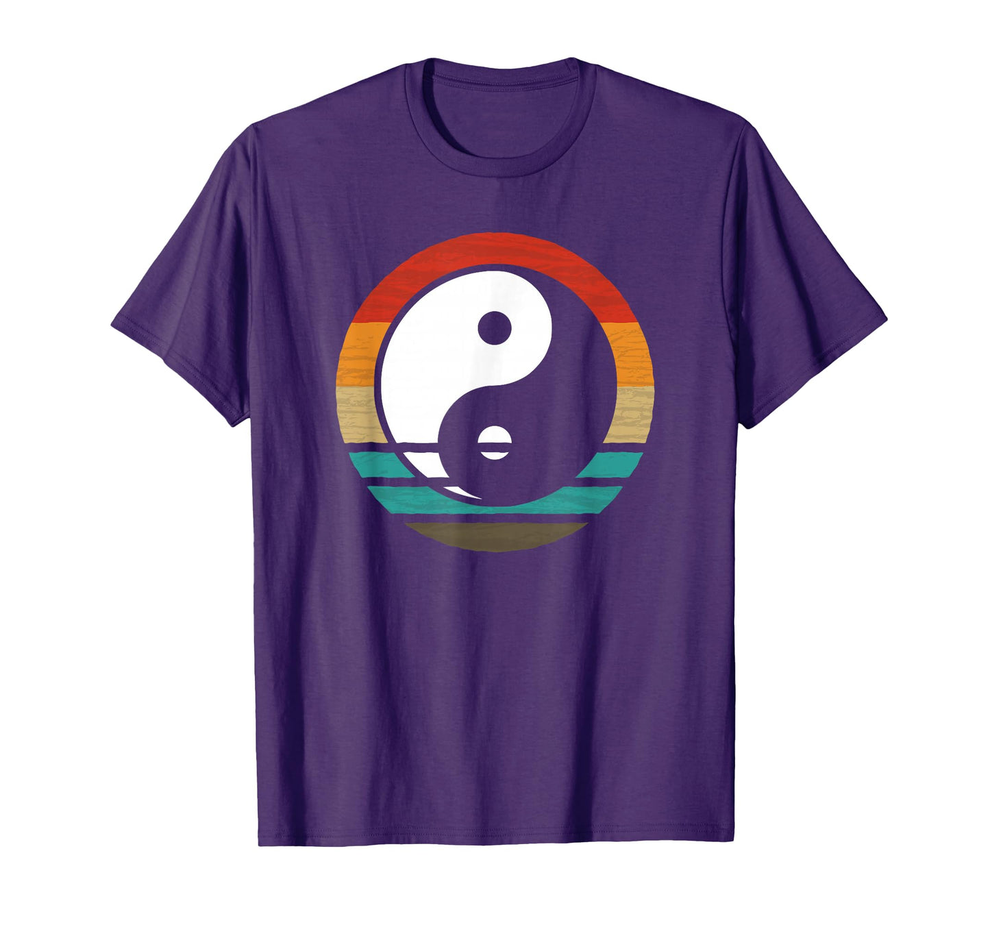 Yin Yang Retro Style Vintage T-Shirt