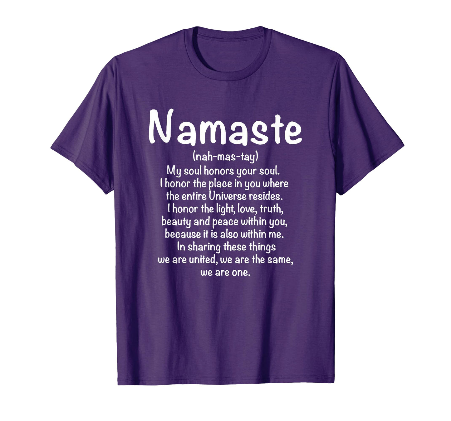 Namaste Definition Yoga Meditation Buddhist Gift T-Shirt