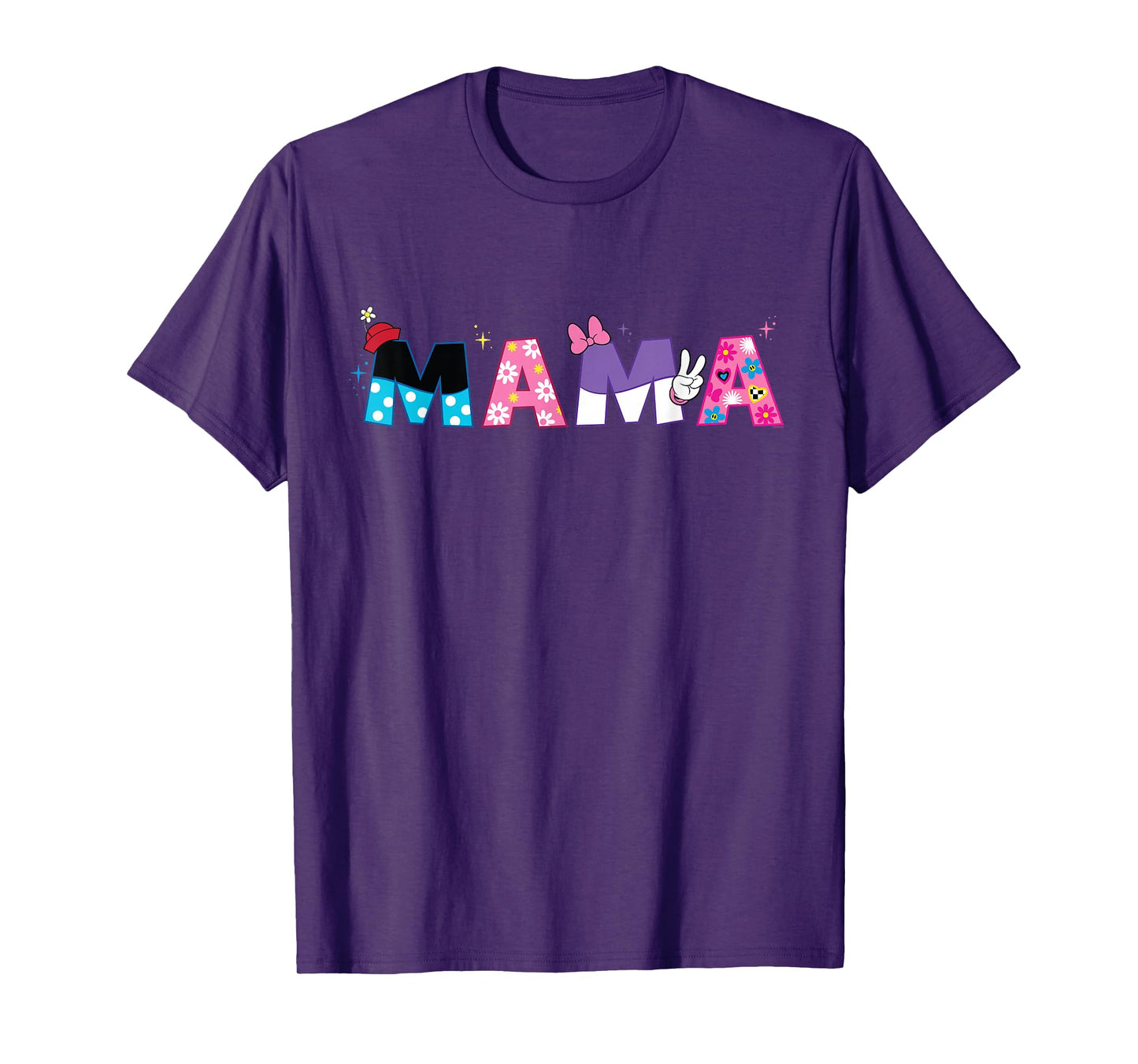 Disney Mickey Mouse and Friends Mama Mother's Day Birthday T-Shirt