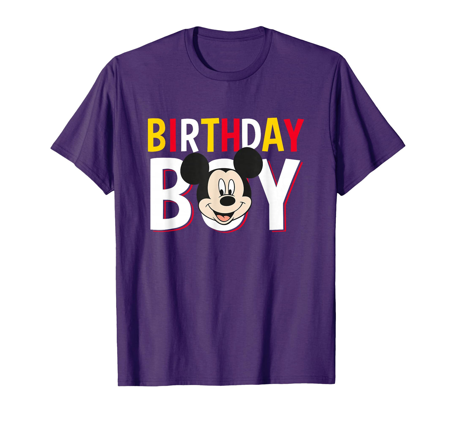 Disney Mickey And Friends Birthday Boy Cute Mickey Logo T-Shirt