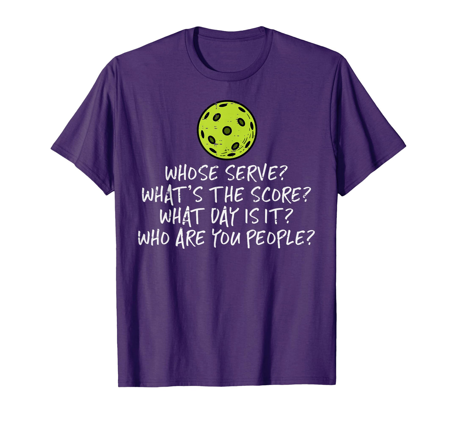 Pickleball Whose Serve Whats Score Pickle Ball Women Men Kid T-Shirt
