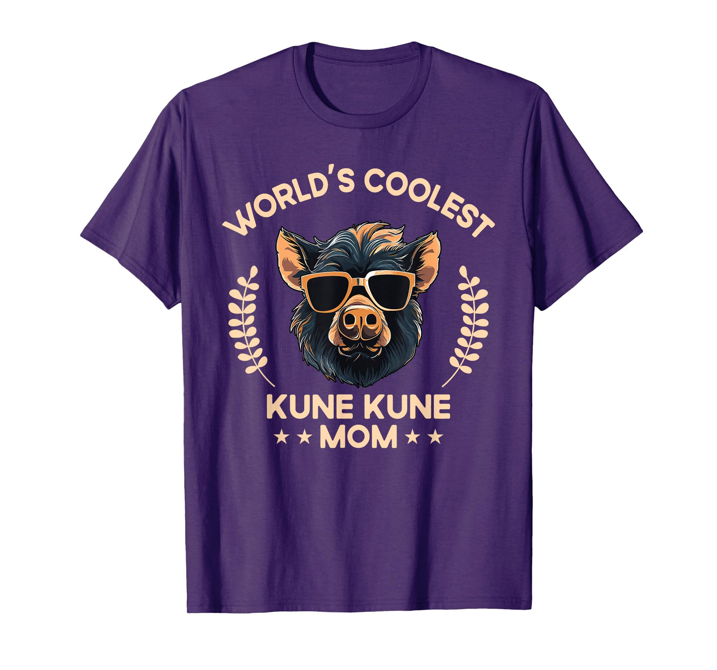 World's Coolest Pig Mom Mama - Women Farmer Kune Kune T-Shirt