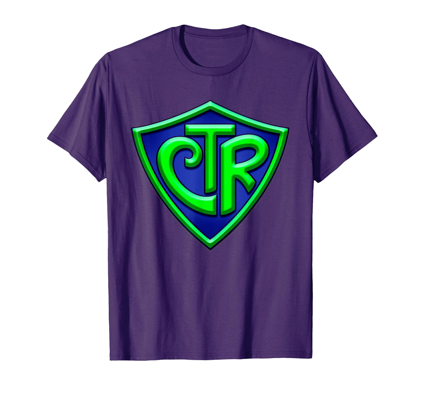 CTR - Choose The Right LDS Mormon T-Shirt - Green/Blue T-Shirt