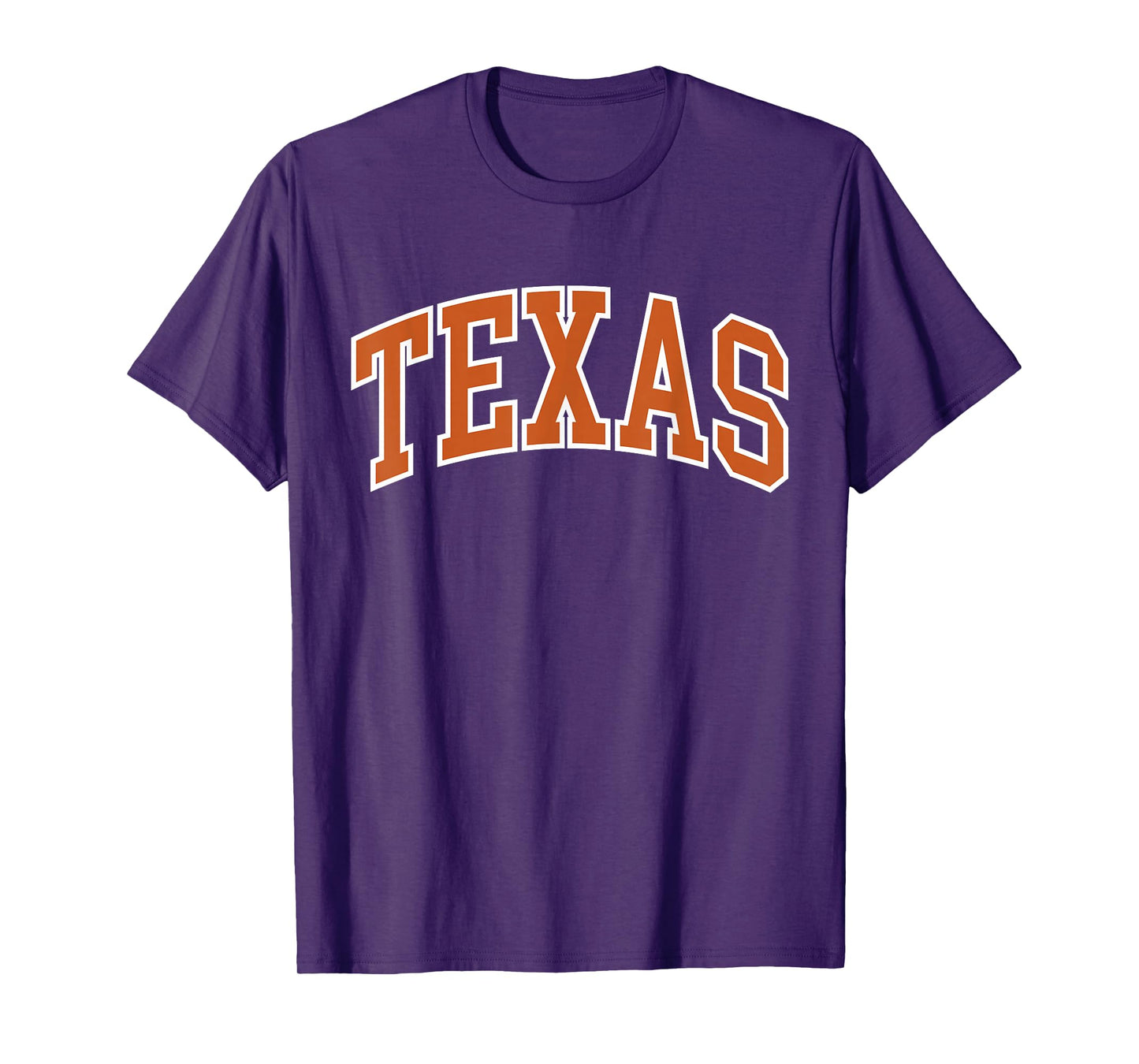 Vintage Texas Orange Men Texas Women Retro Classic TX Tee T-Shirt