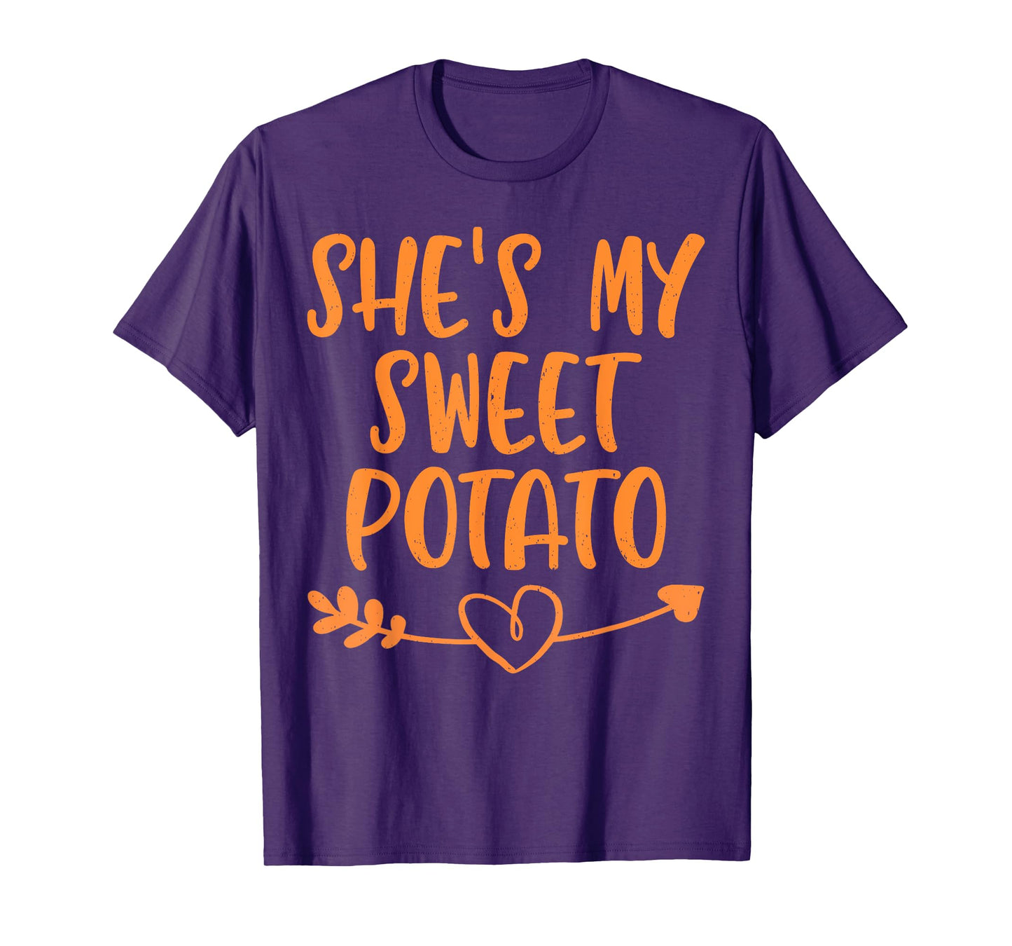 Thanksgiving Matching Couple She's My Sweet Potato I Yam Set T-Shirt