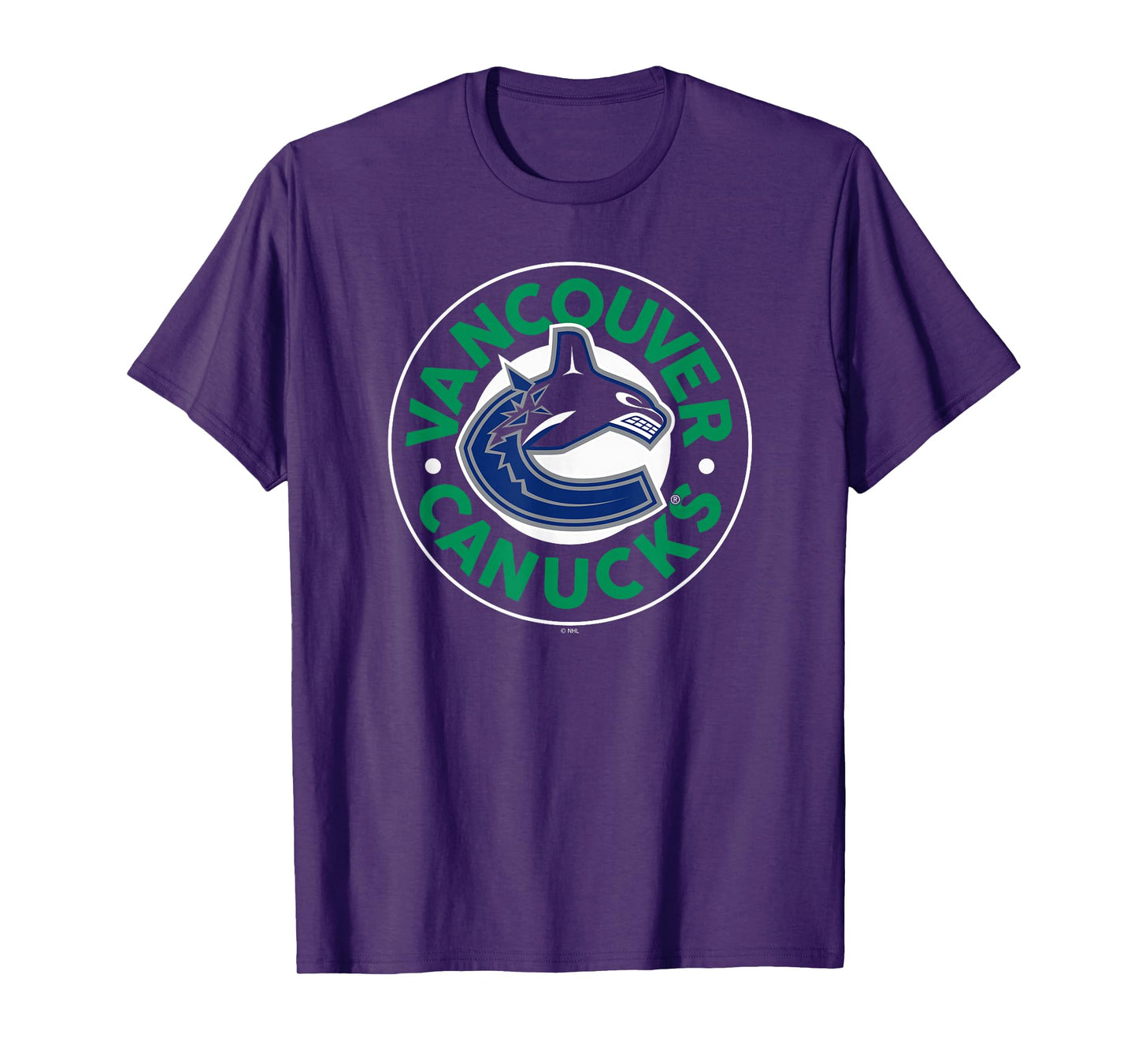 Vancouver Canucks Symbol Navy Blue Officially Licensed T-Shirt