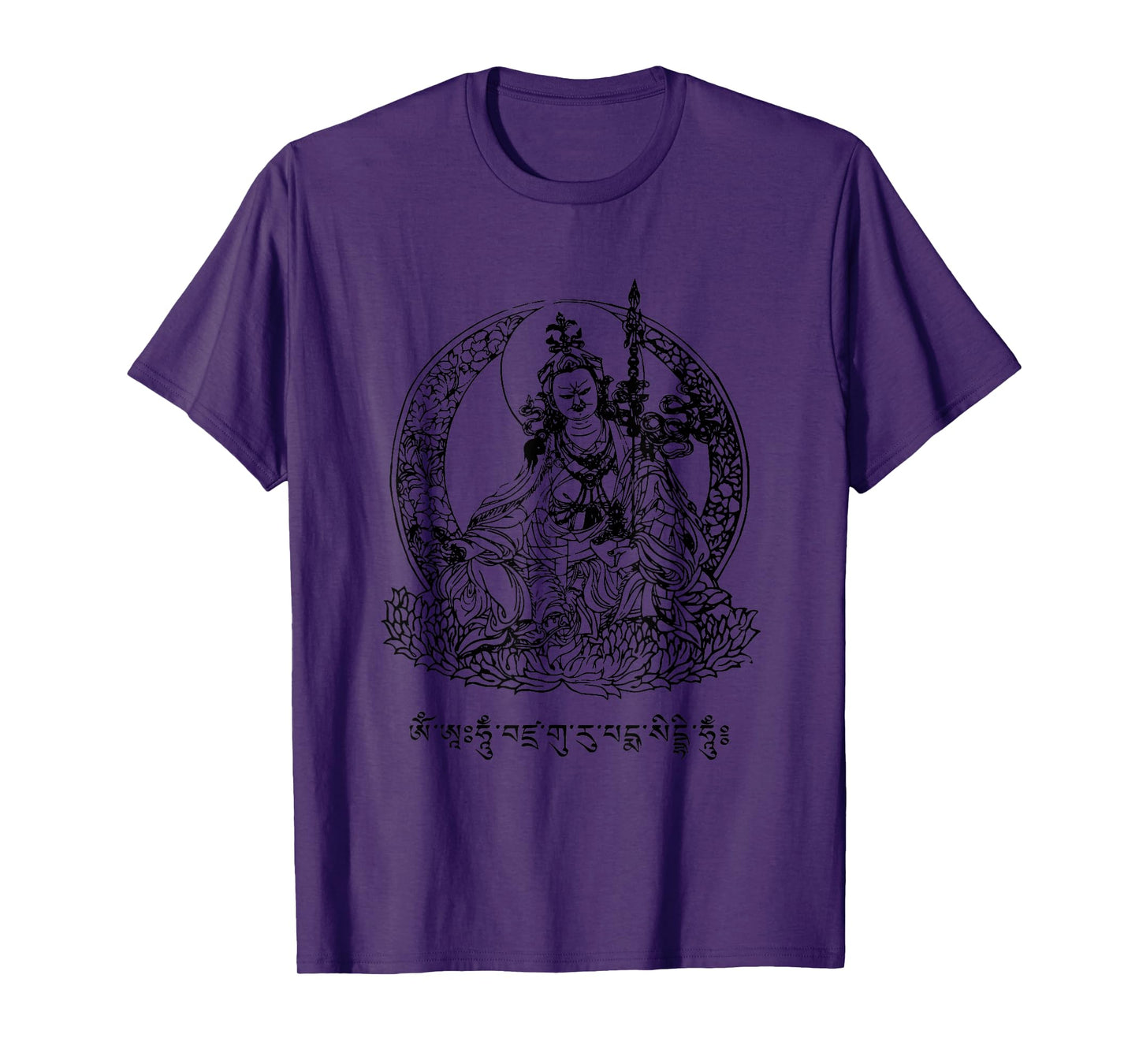 Padmasambhava Guru Rinpoche Tibetan Buddha Mantra Buddhist T-Shirt