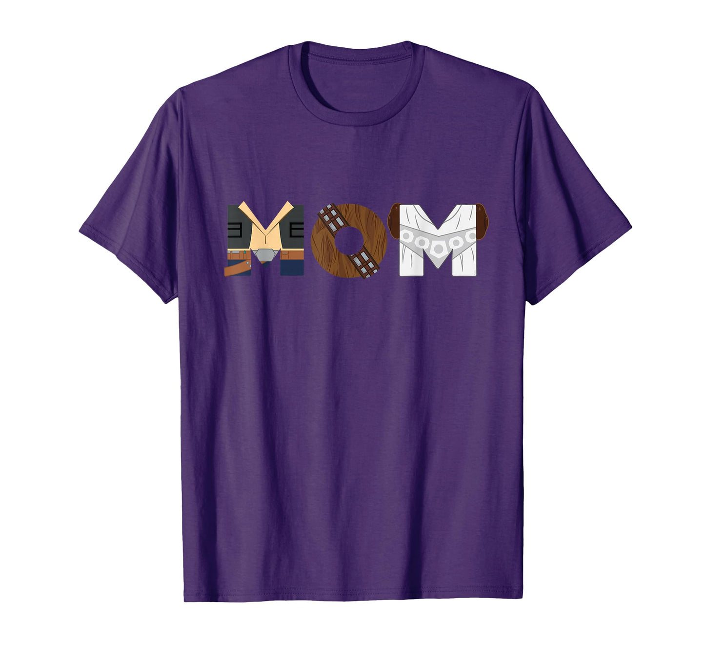 Star Wars Han Solo Chewbacca Leia Mom Mother’s Day Birthday T-Shirt