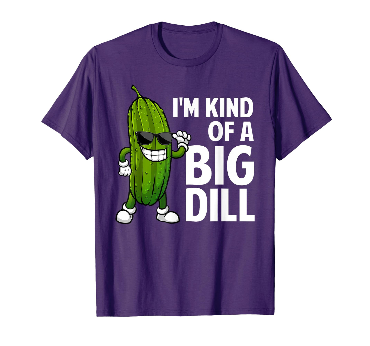 Funny Pickle Design For Men Women Kids Big Dill Pickle Lover T-Shirt