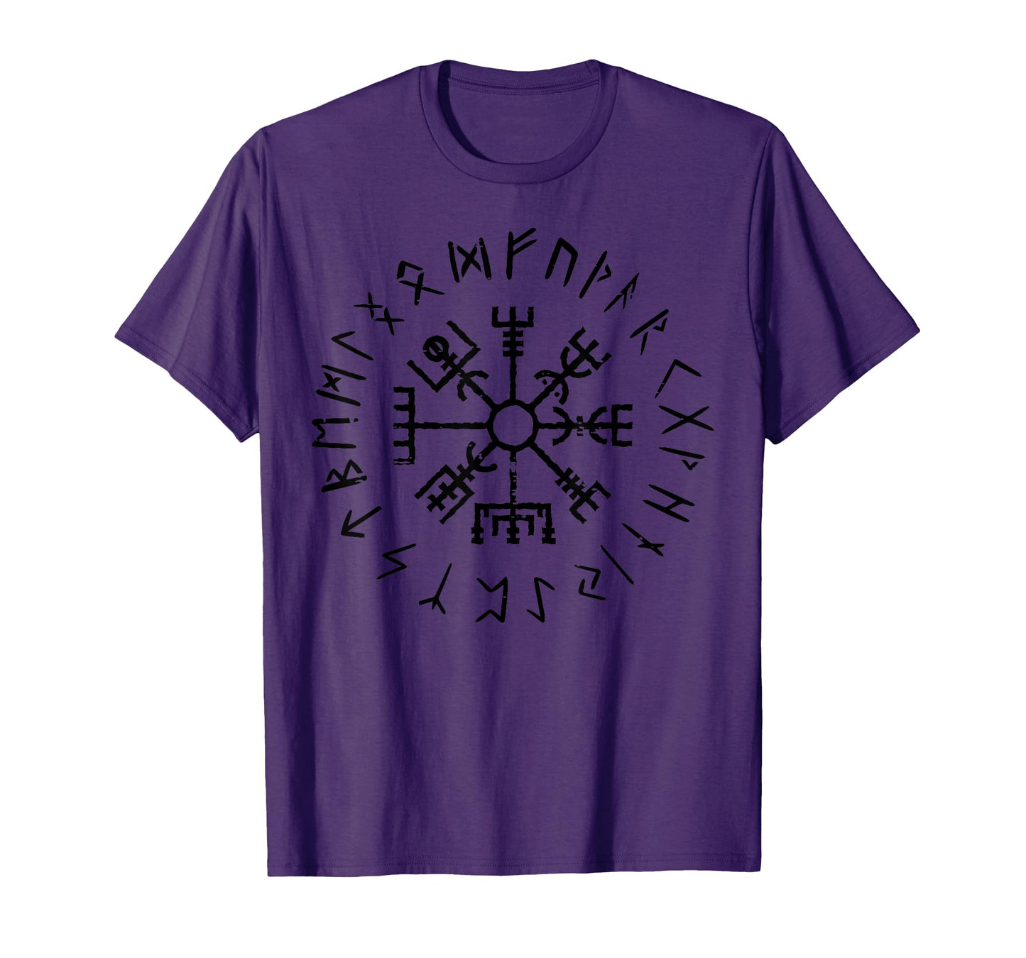 Viking Compass Vegvisir Norse Mythology Men Boys Kids Women T-Shirt