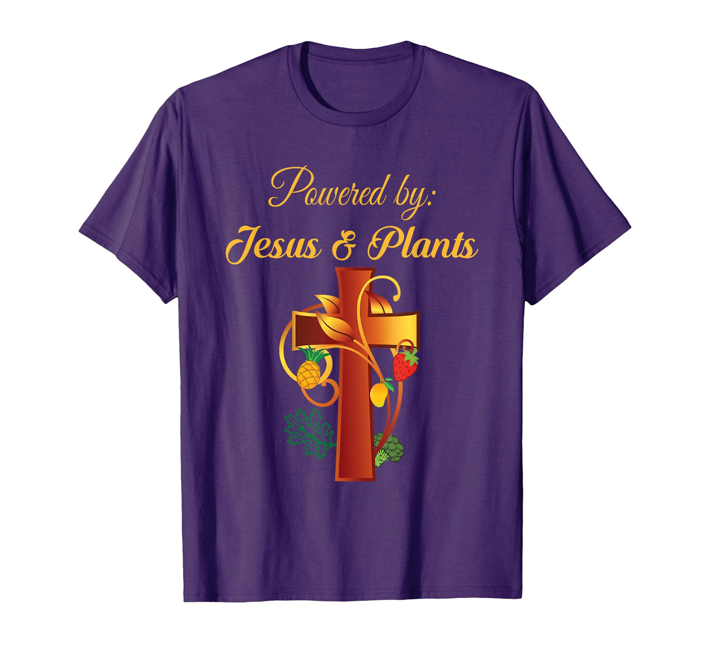 Christian Shirt Jesus and Plants Vegan Vegetarian Christian T-Shirt