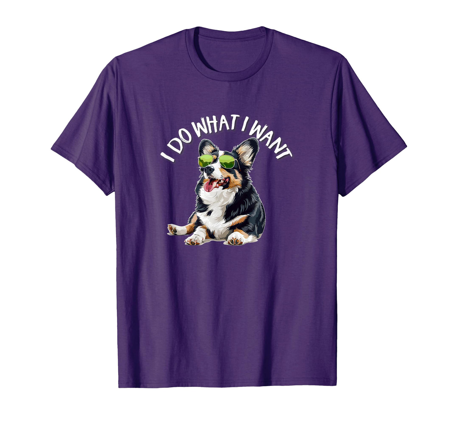 Funny Do What I Want Welsh Black Tricolor Corgi Lover T-Shirt