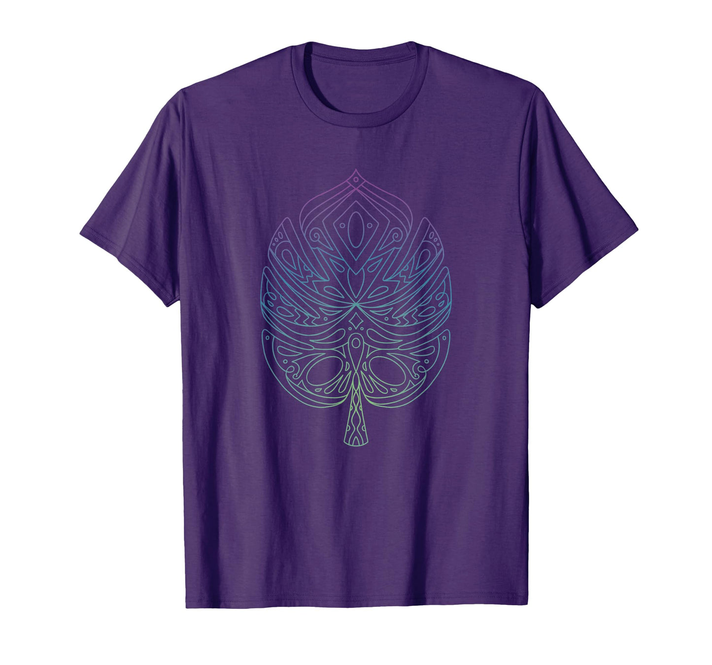 Spiritual Monstera Yoga Meditation Monstera Leaf T-Shirt