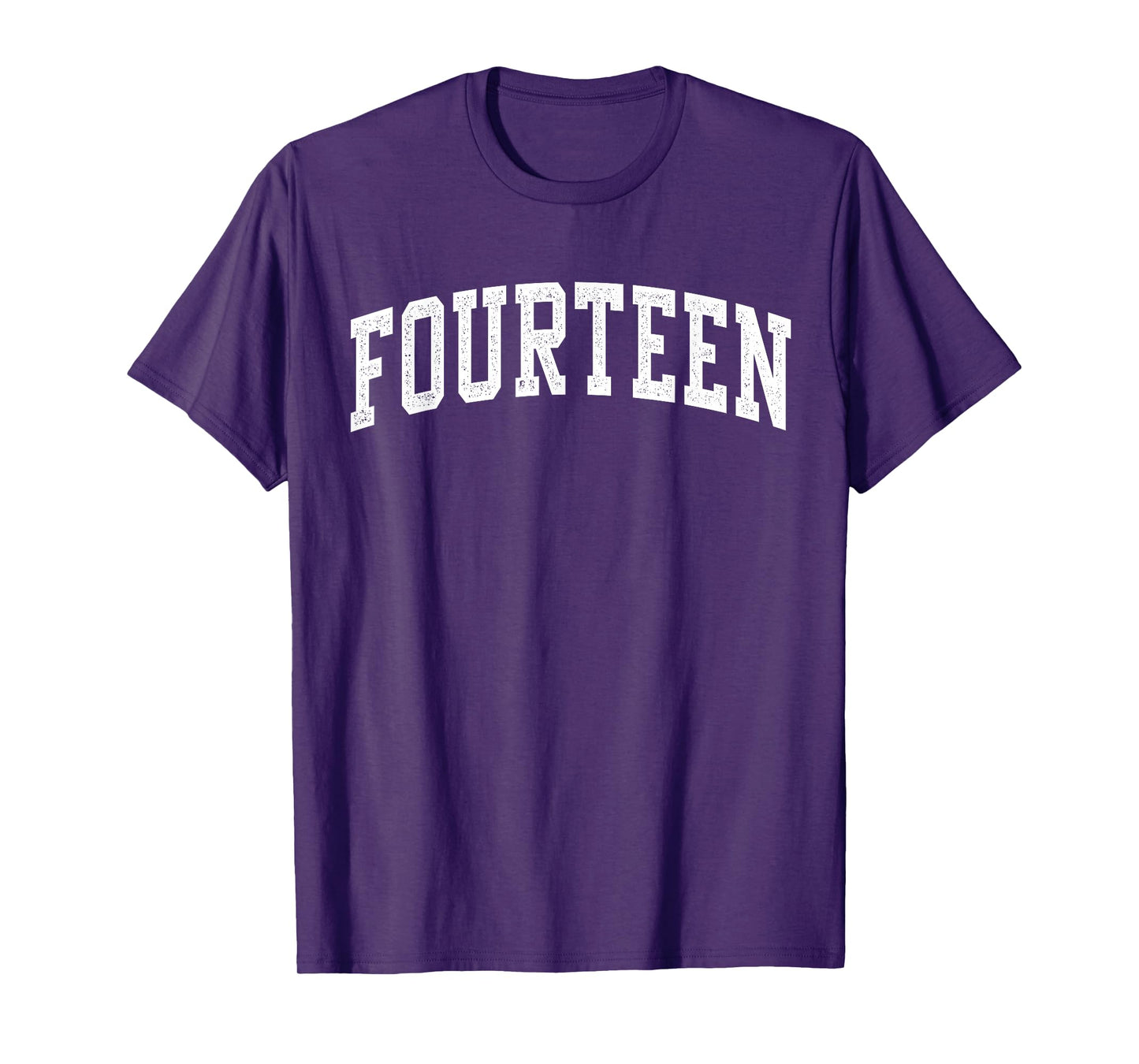 Fourteen Minimalist 14th Birthday Design 14-Year-Old T-Shirt