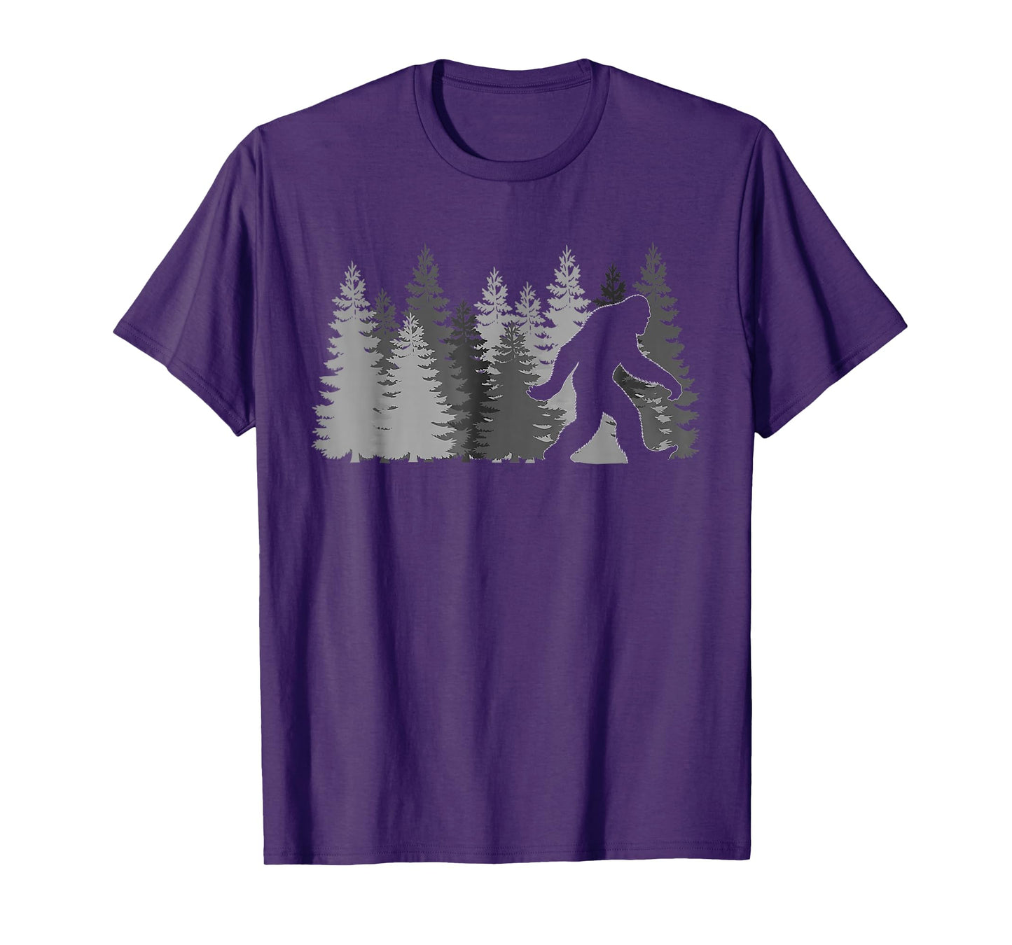 Vintage Bigfoot Sasquatch Gifts Father Day BigFoot Walking T-Shirt