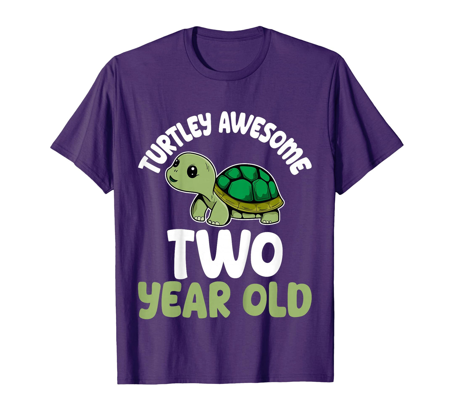 Turtley Awesome Two Years Old 2nd Birthday Party Turtle Kids T-Shirt