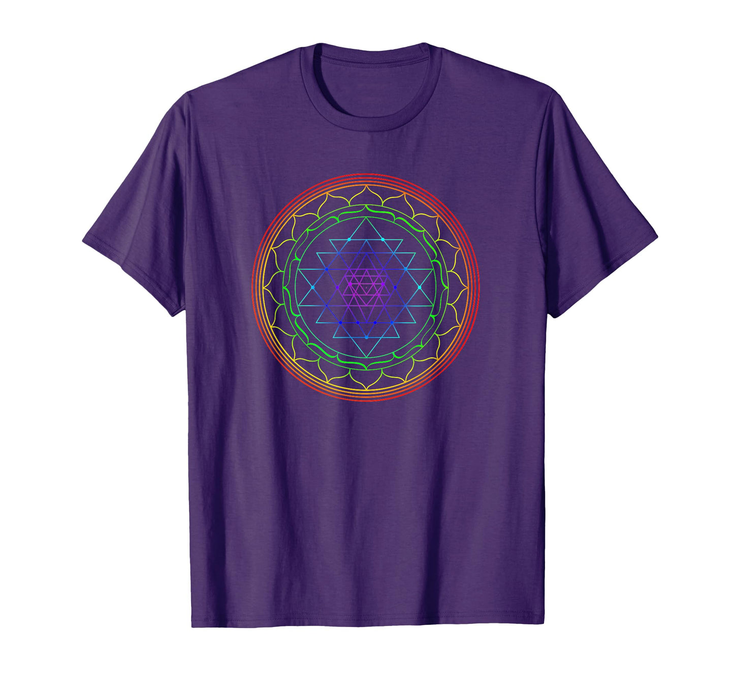 Sri Yantra Mandala Sacred Geometry Spiritual Gift Yoga Lover T-Shirt