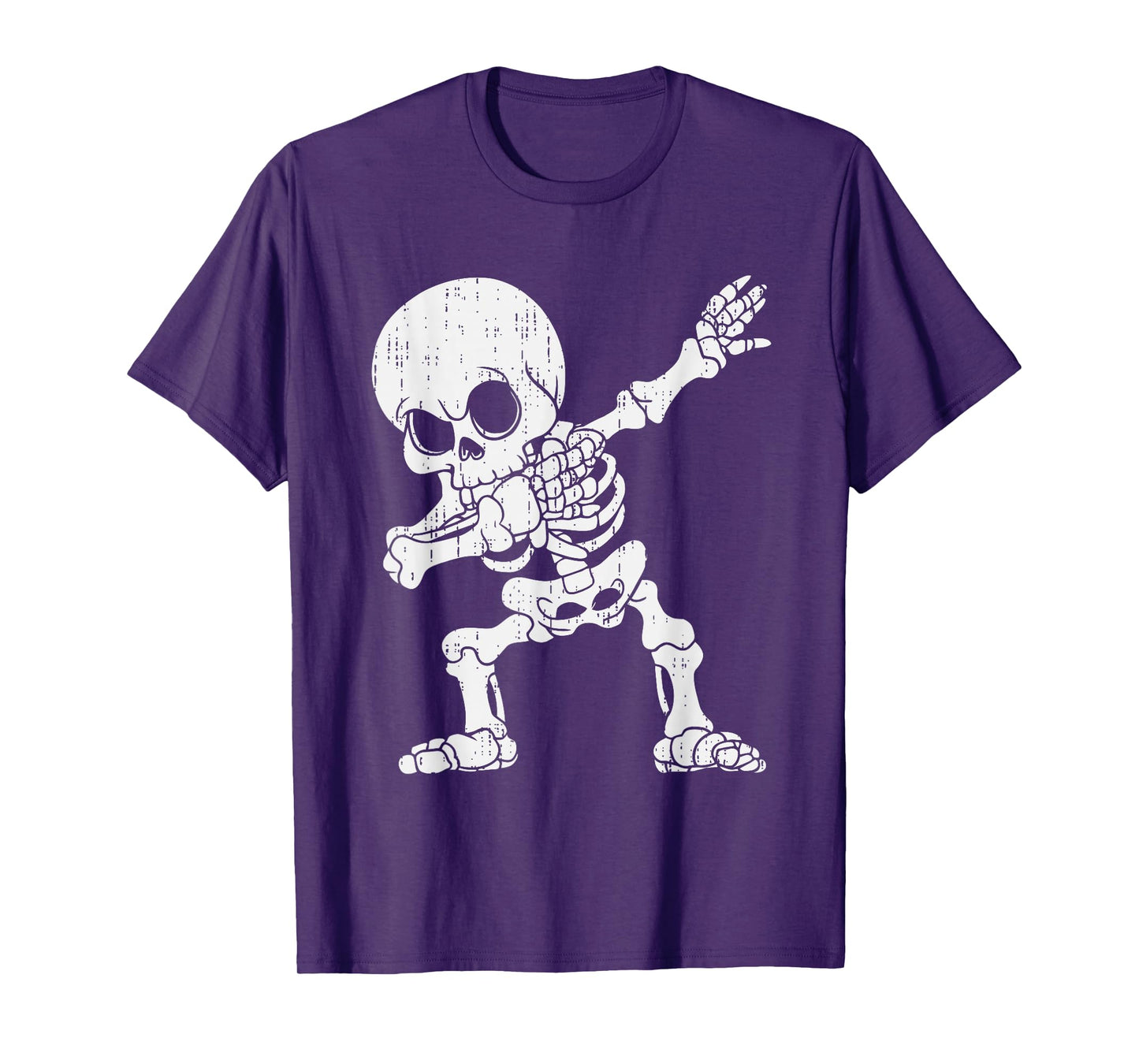Dabbing Skeleton Halloween Scary Dab Dance Boys Teens Kids T-Shirt