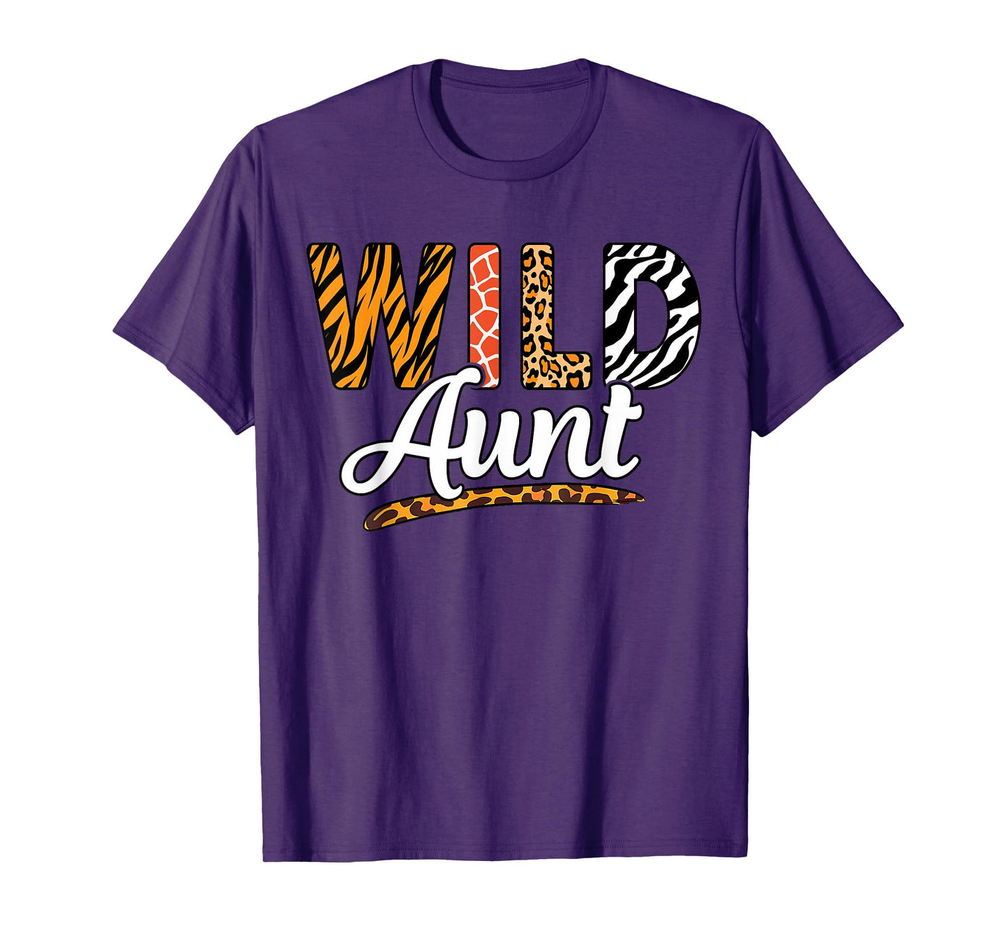 Wild Aunt Zoo Birthday Safari Family Jungle Wildlife Animals T-Shirt