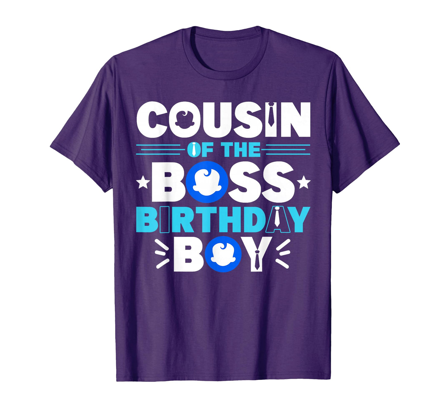 Cousin Of The Boss Birthday Boy Baby Decor Family Matching T-Shirt