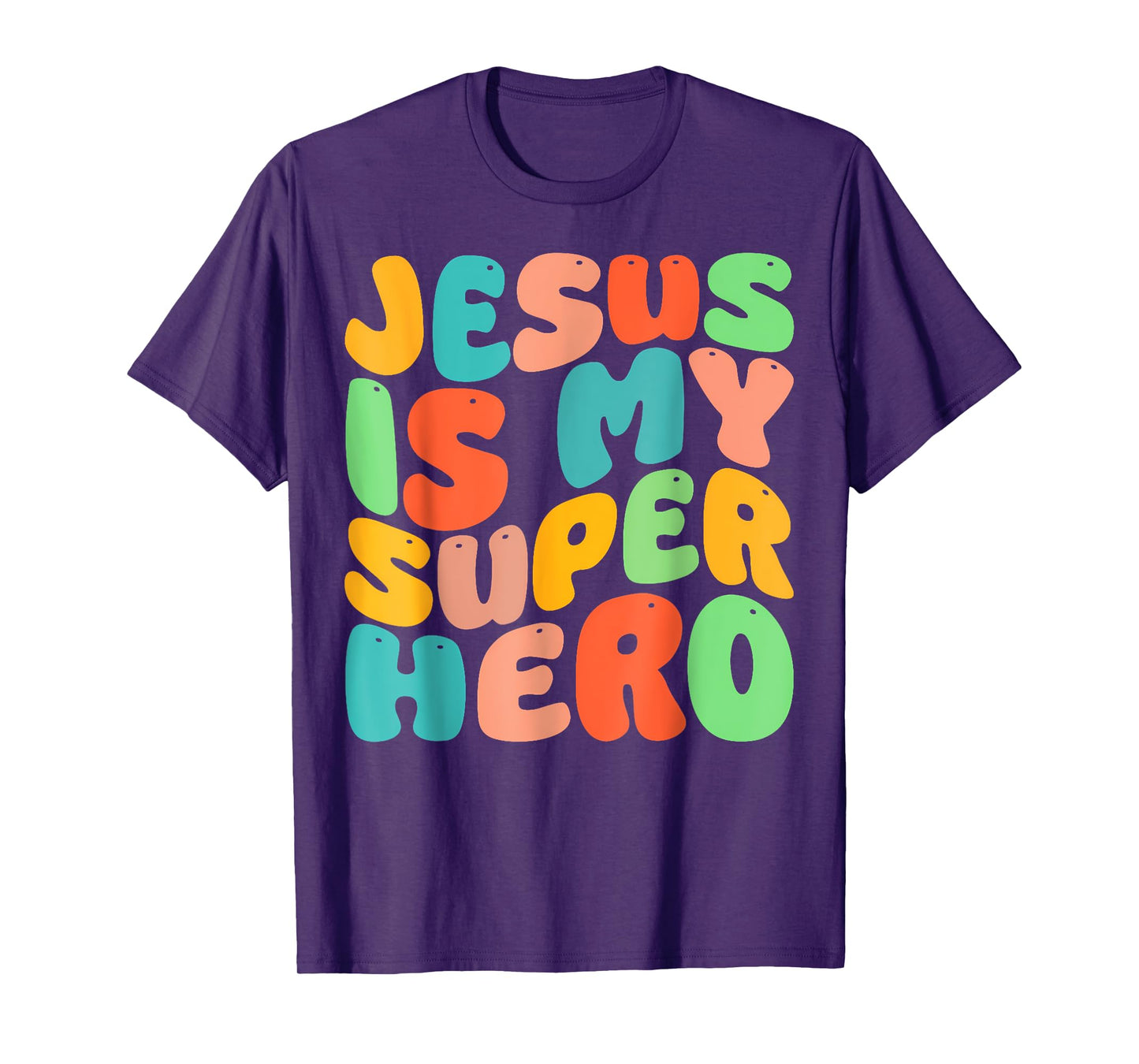 Jesus Is My Superhero Christian Religious T-Shirt