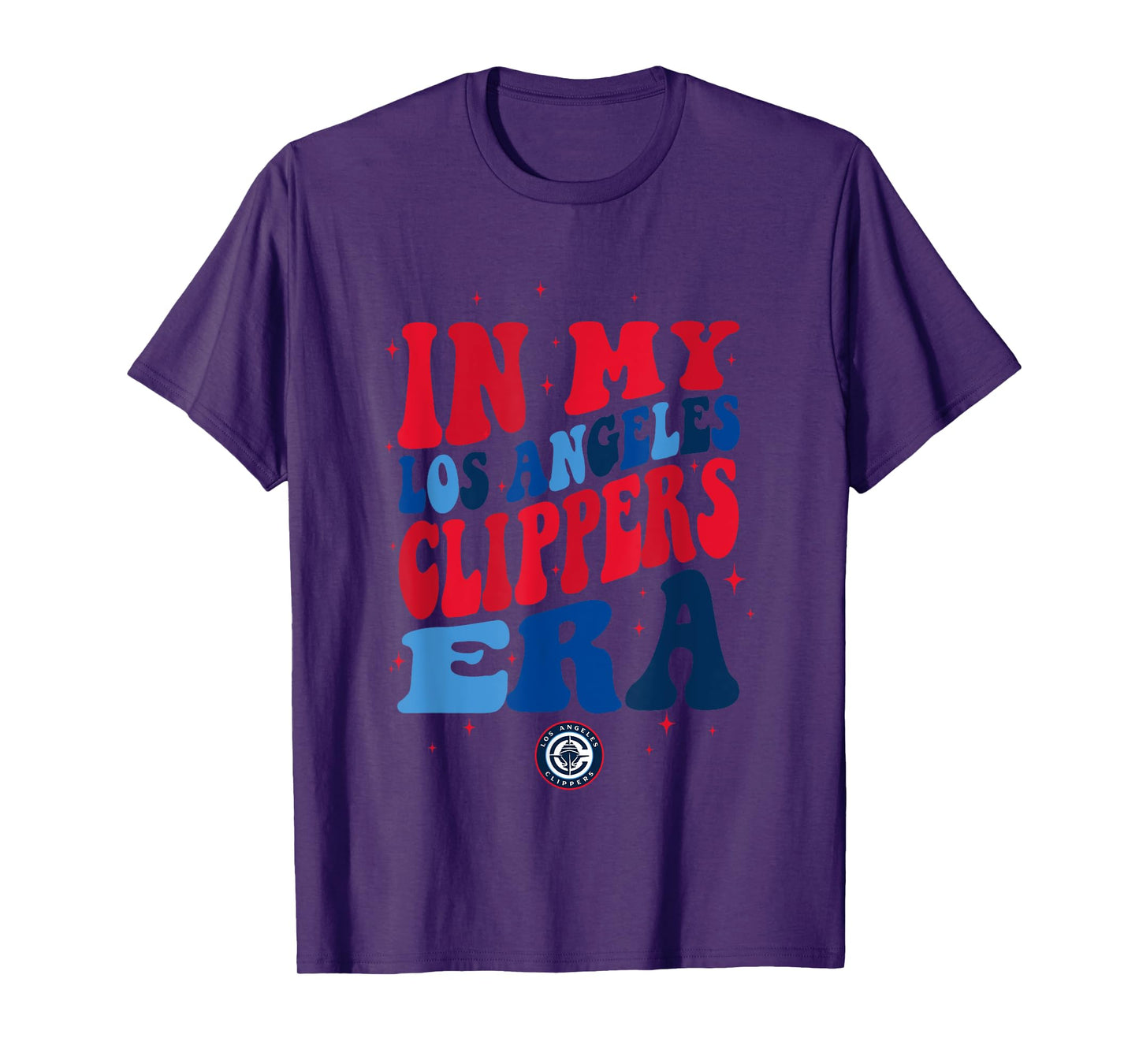 NBA In My Los Angeles Clippers Era Retro Wave Logo T-Shirt