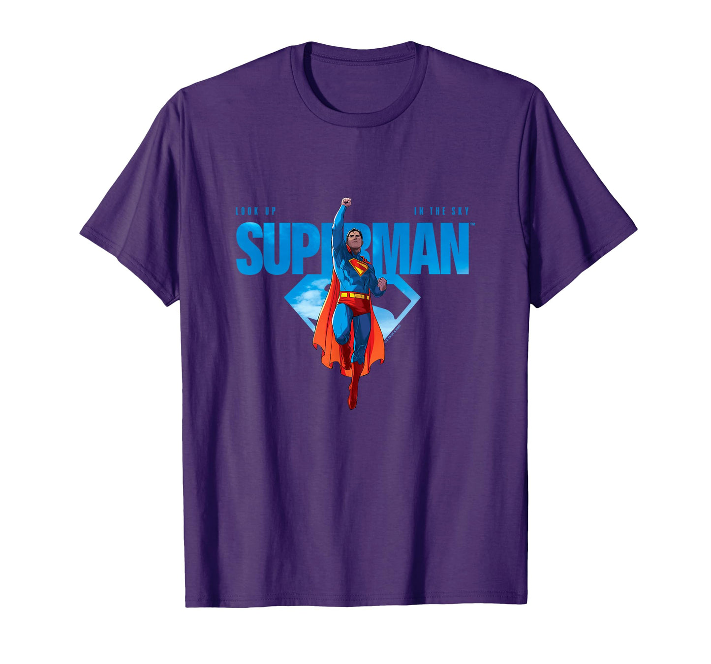 Superman (2025) Look Up In The Sky Superman Logo T-Shirt