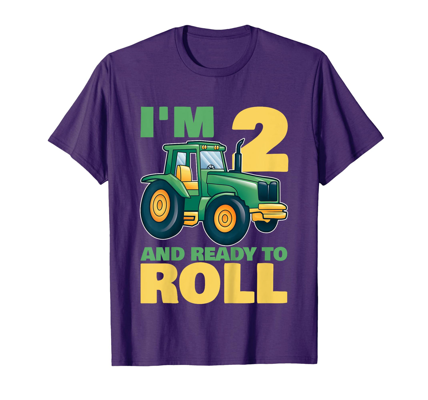 Tractor Birthday Shirt 2 - 2nd Birthday Tractor Shirt T-Shirt