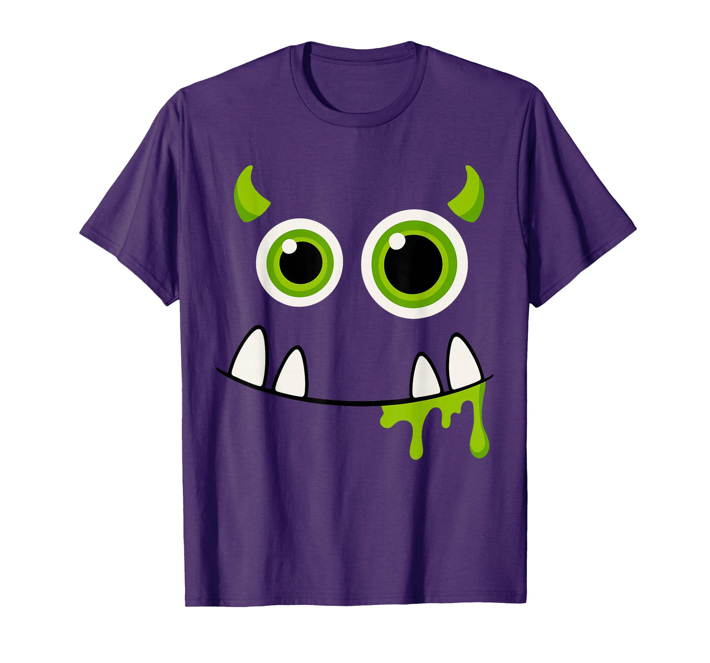 Monster Costume for Boys, Funny Eyes Teeth Halloween Cartoon T-Shirt