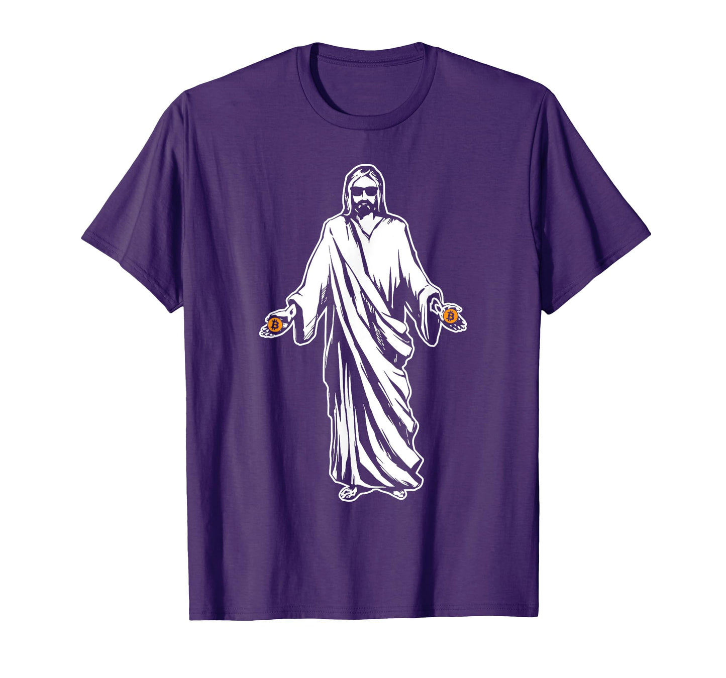 Jesus Bitcoin Funny Cryptocurrency Digital Currency T-Shirt T-Shirt