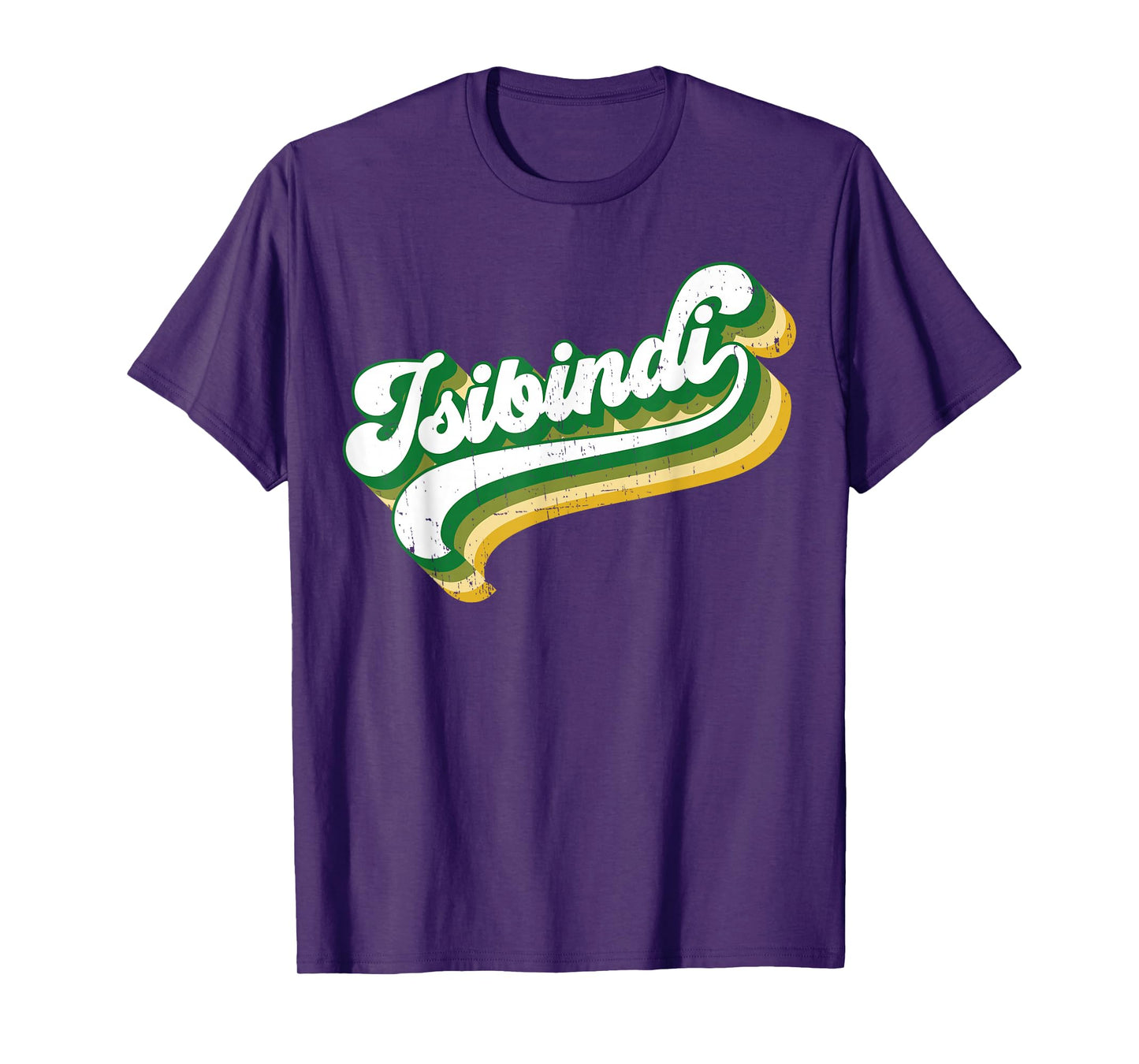 Isibindi - Colorful Groovy Retro Style School Spirit Wear T-Shirt