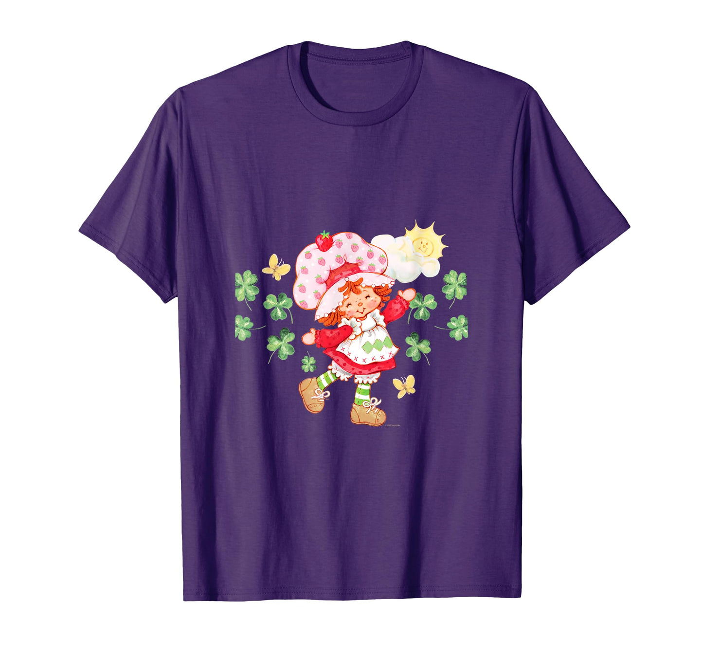 Strawberry Shortcake Lucky Clover St. Patrick's Day T-Shirt