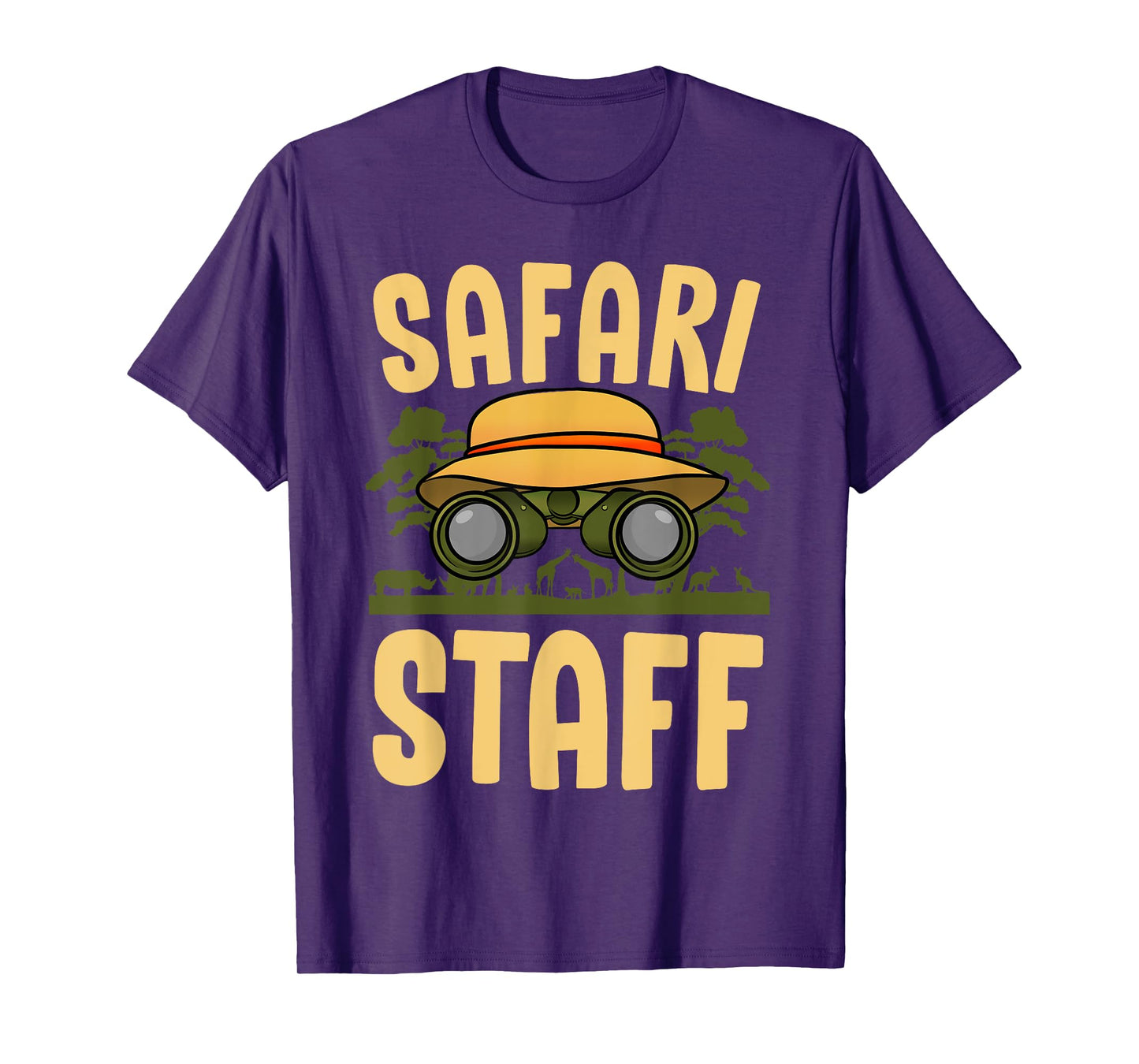 Safari Staff Art For Men Women Zookeeper Costume Zoo Jungle T-Shirt