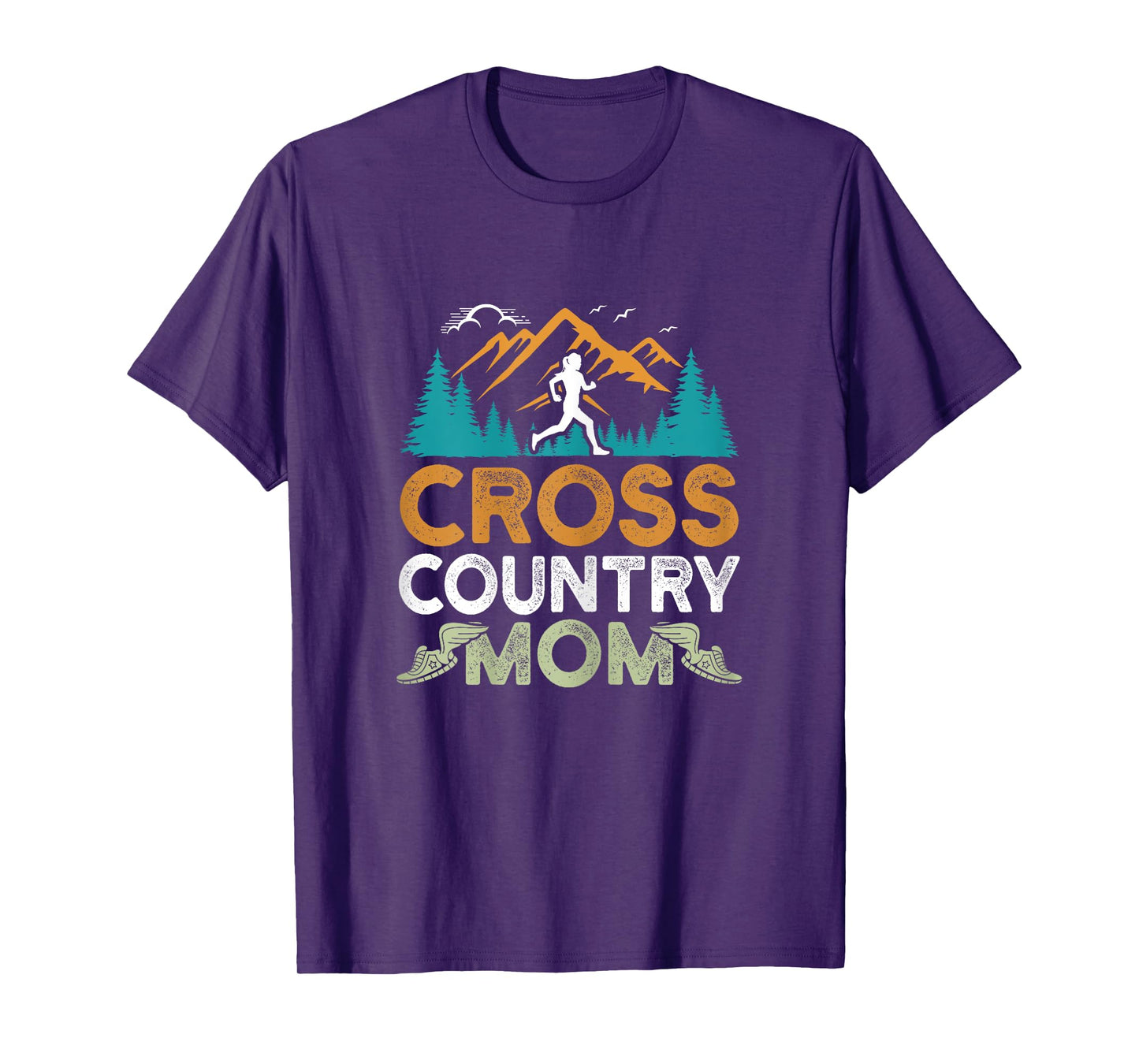 XC Runner Mom Mother's Day Cross Country Mom T-Shirt